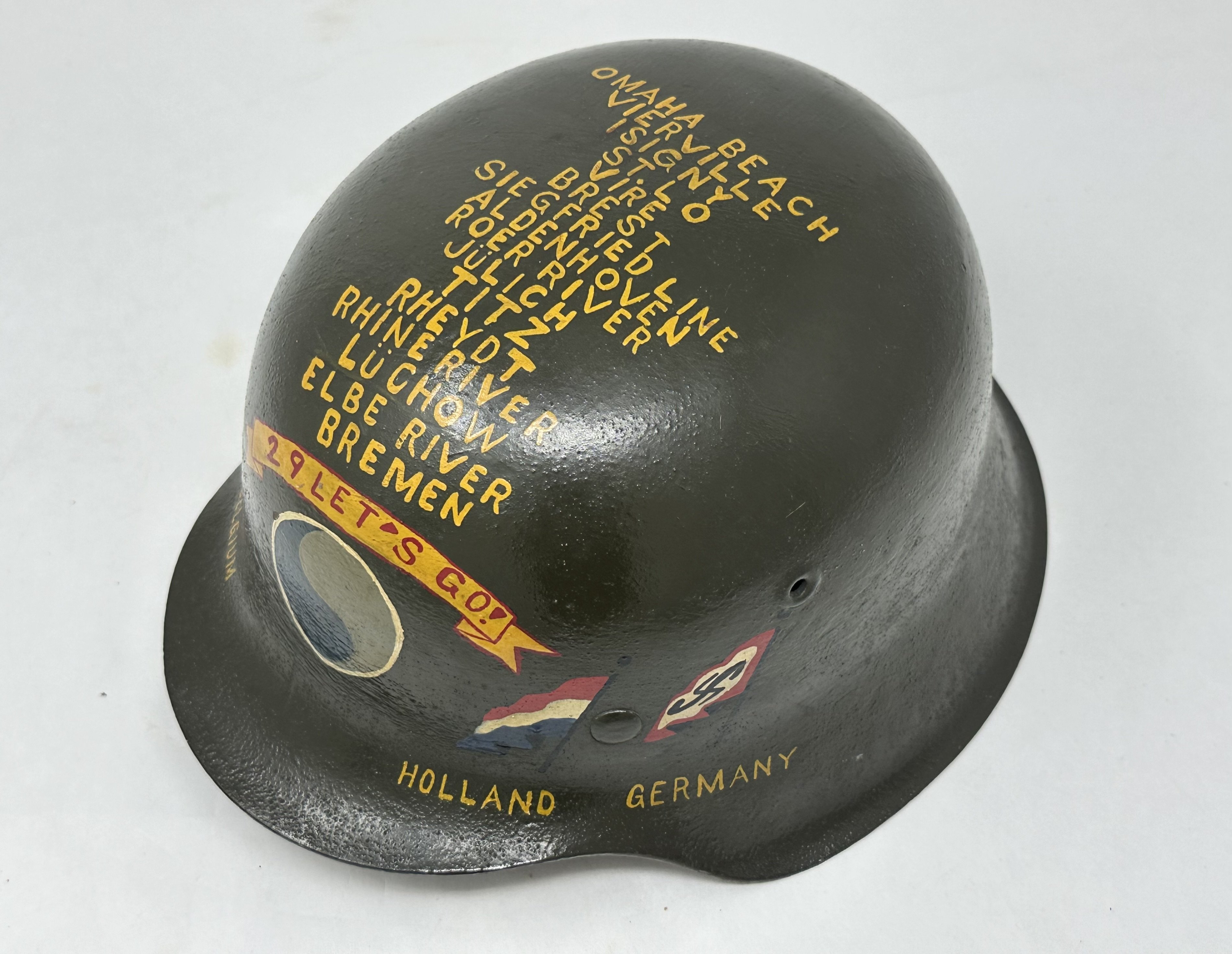 M42 29th Division Vet Art Helmet — image 12