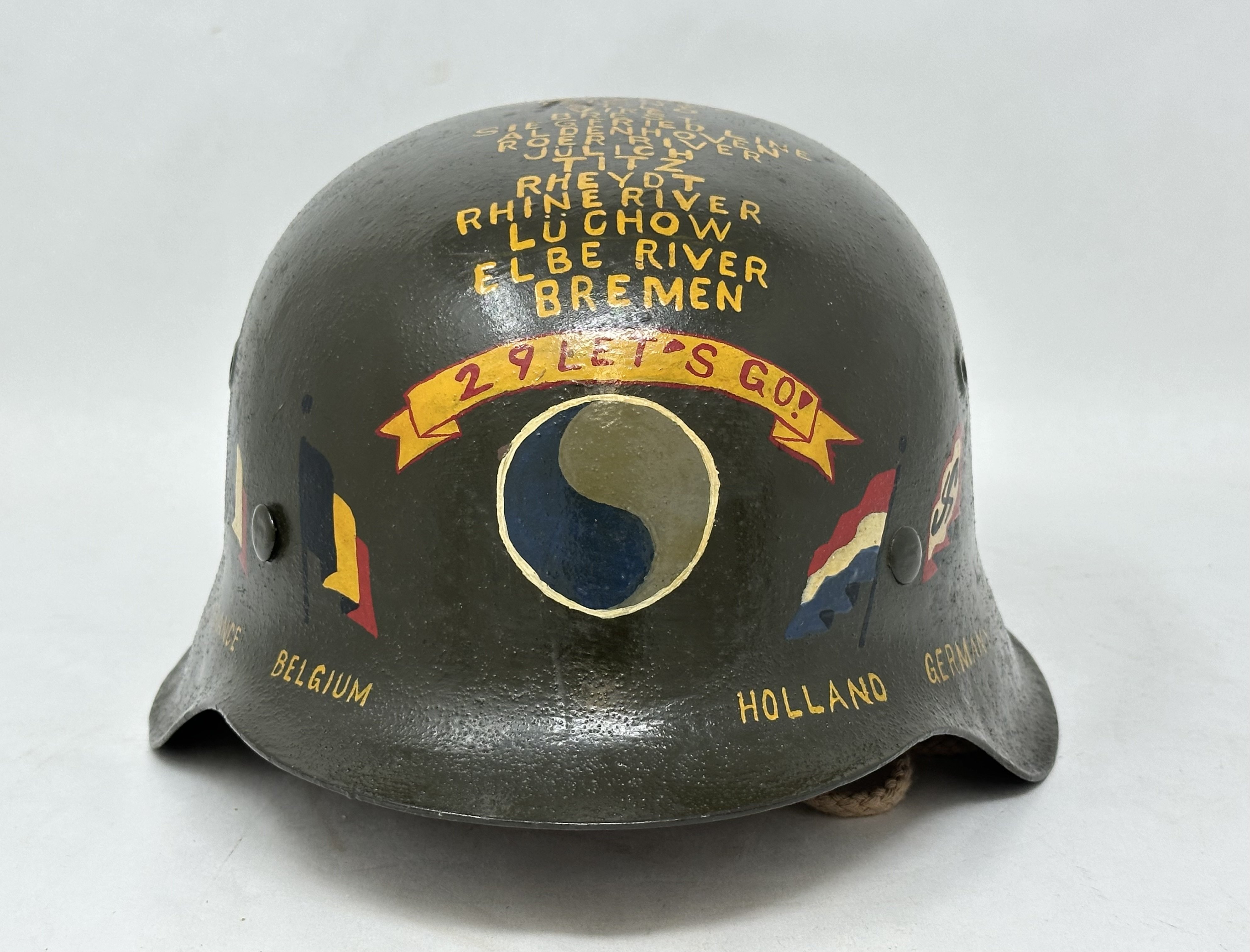 M42 29th Division Vet Art Helmet — image 14