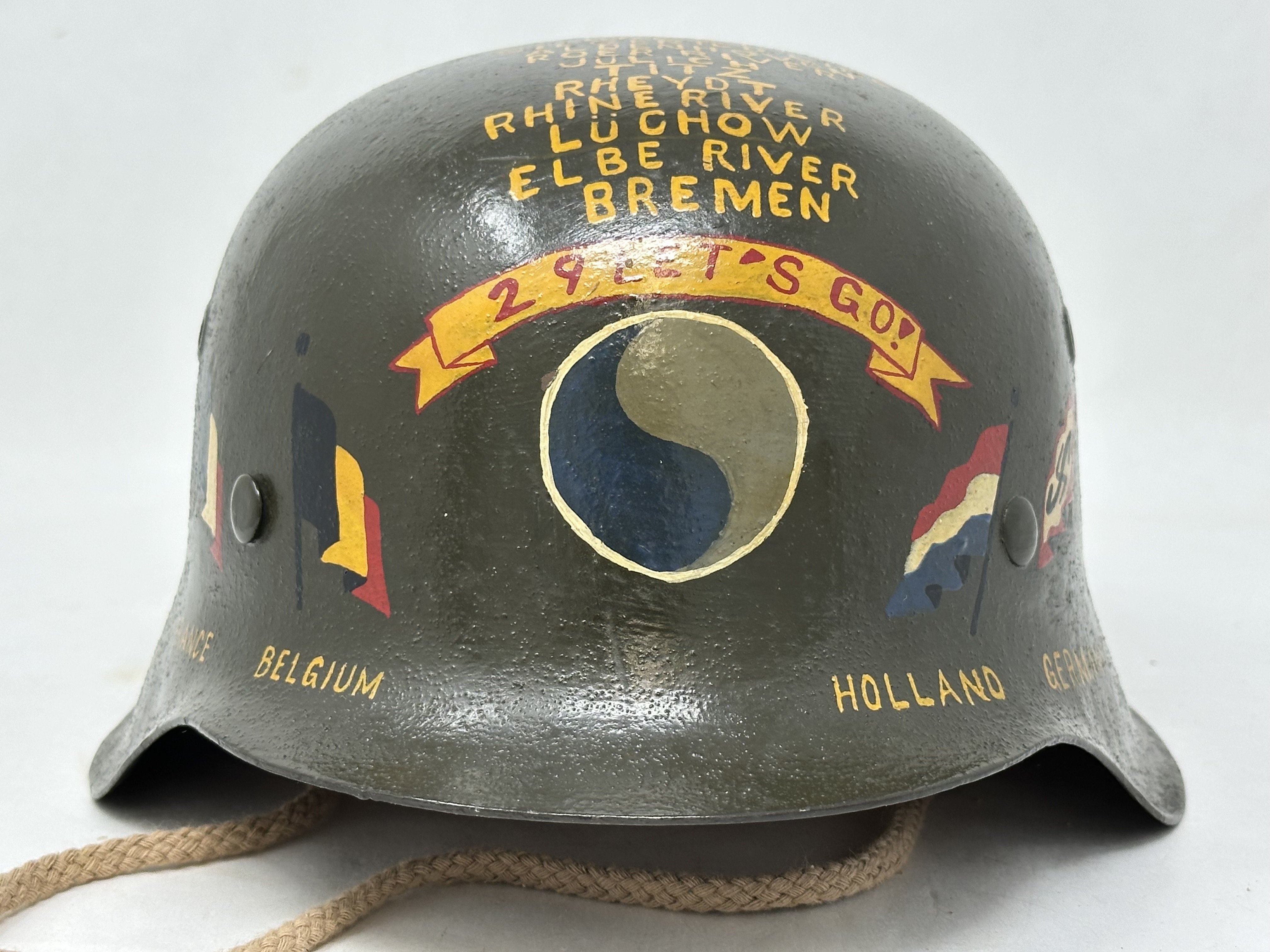 M42 29th Division Vet Art Helmet — image 15