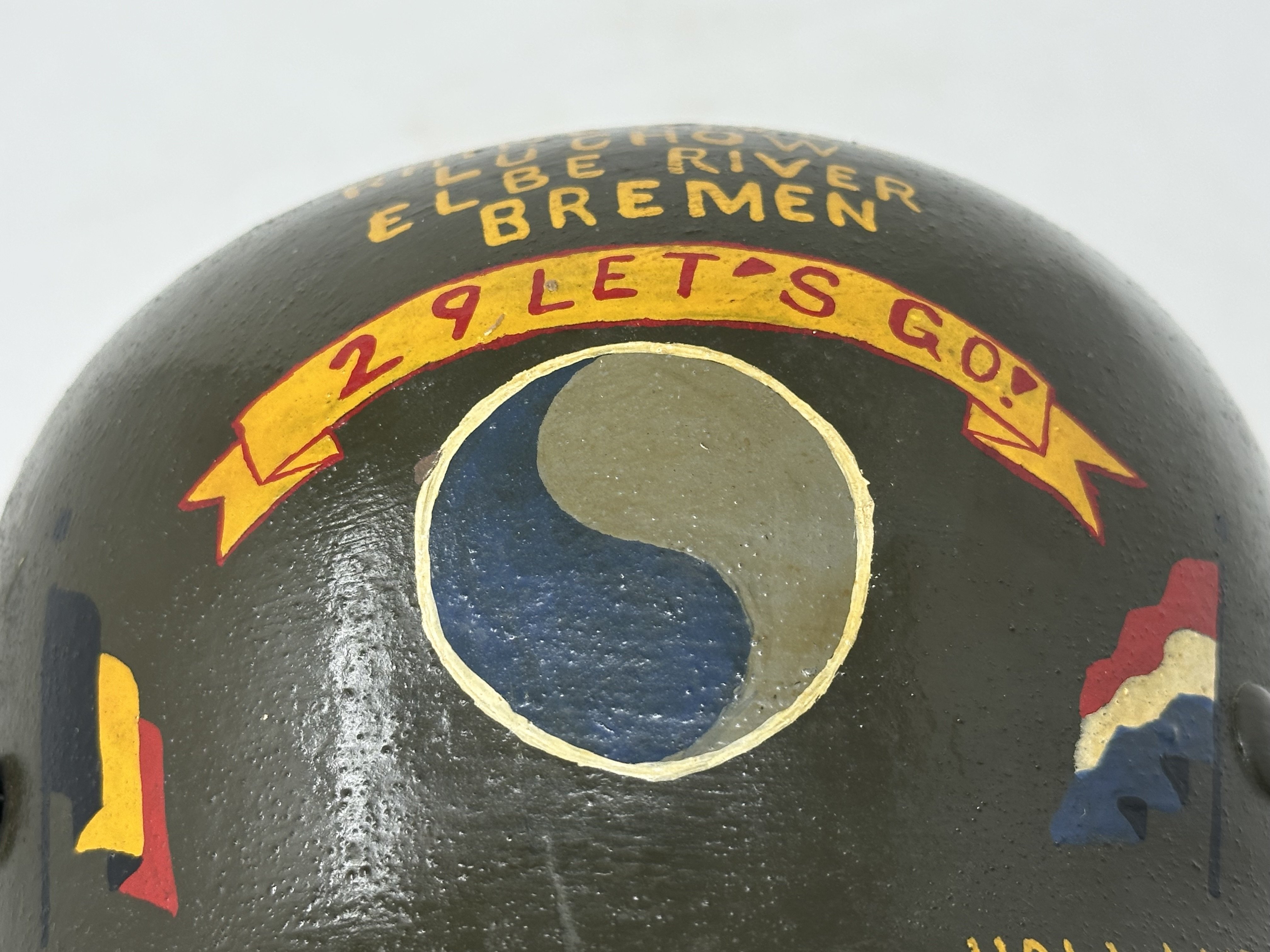 M42 29th Division Vet Art Helmet — image 19