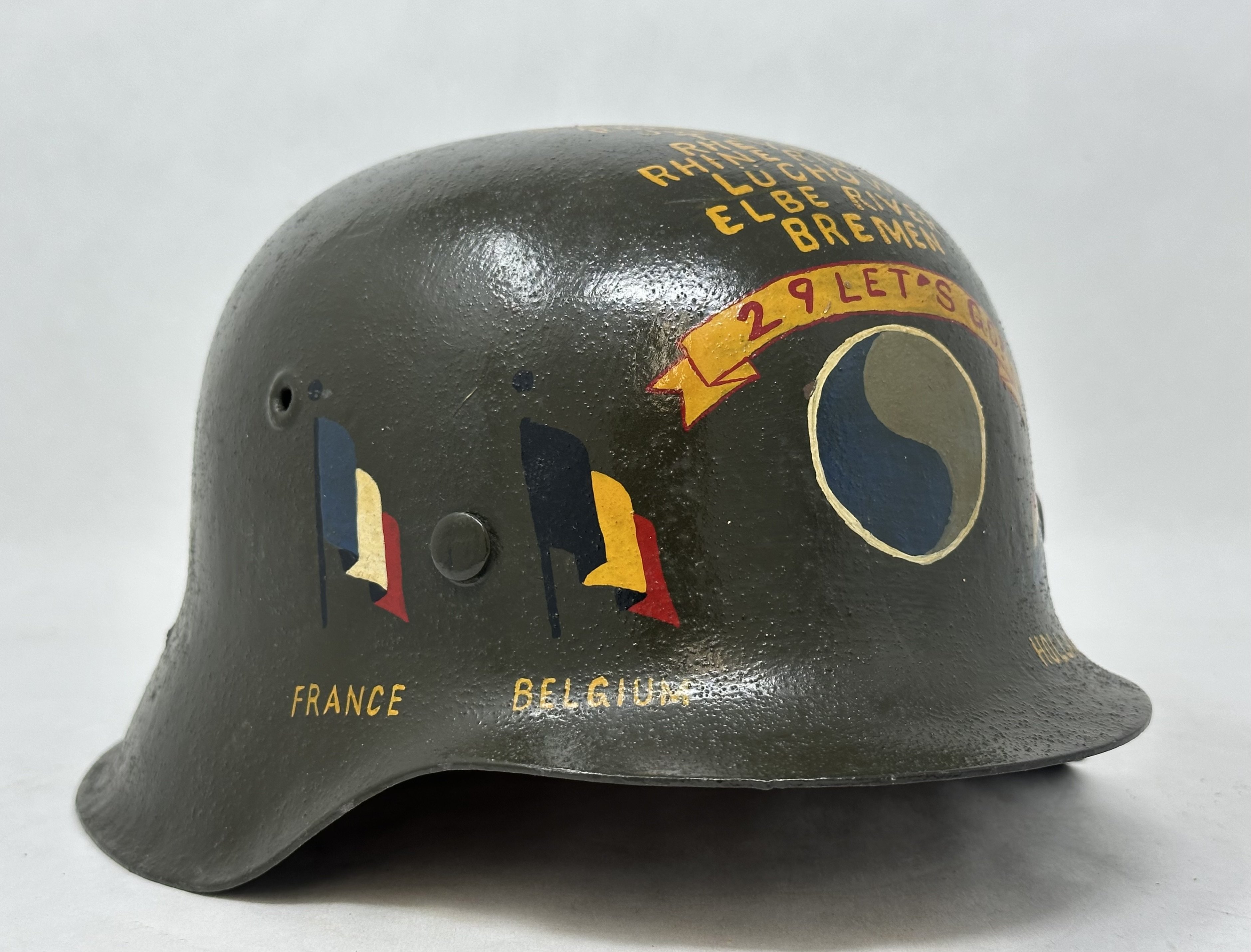 M42 29th Division Vet Art Helmet — image 2
