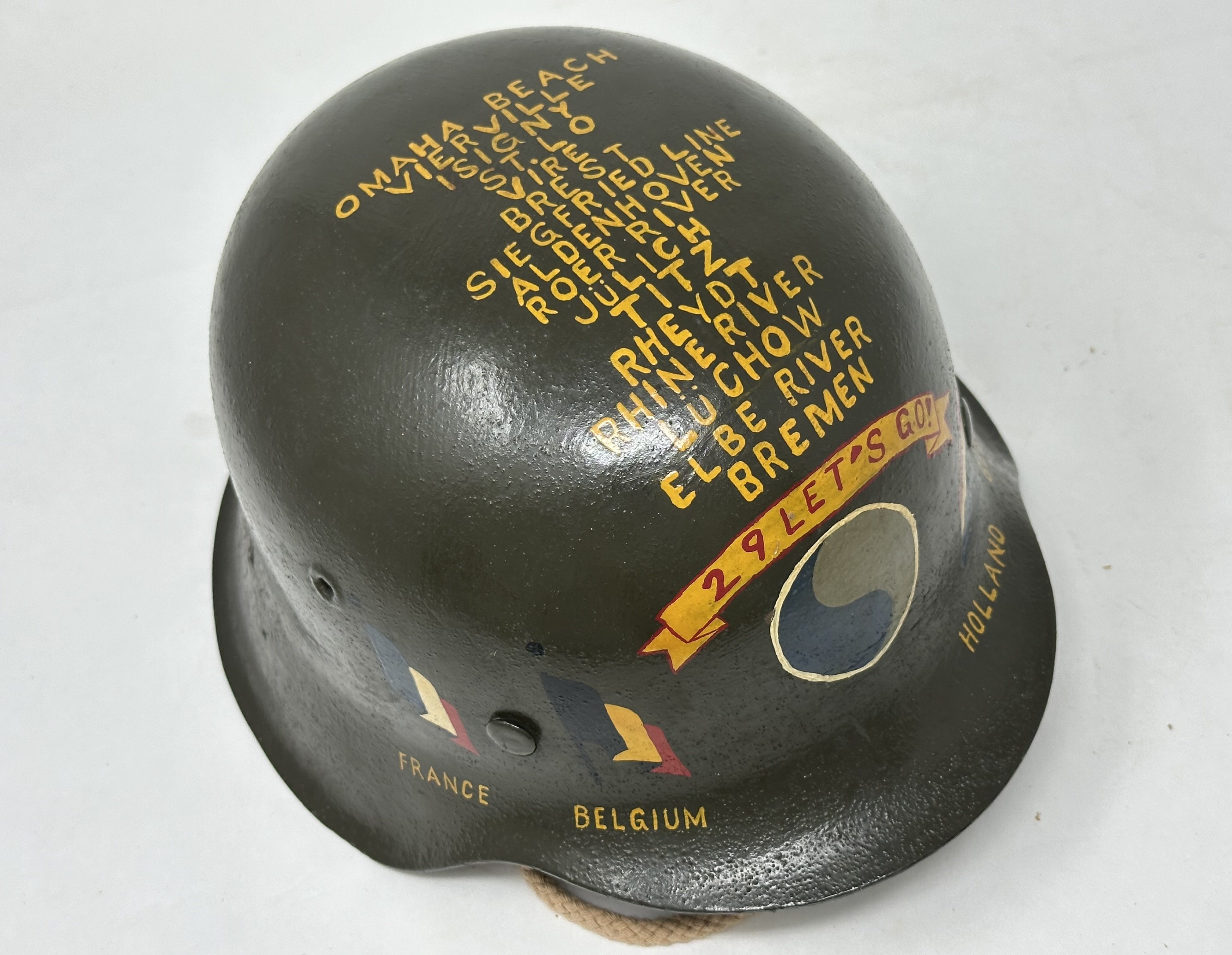 M42 29th Division Vet Art Helmet — image 22