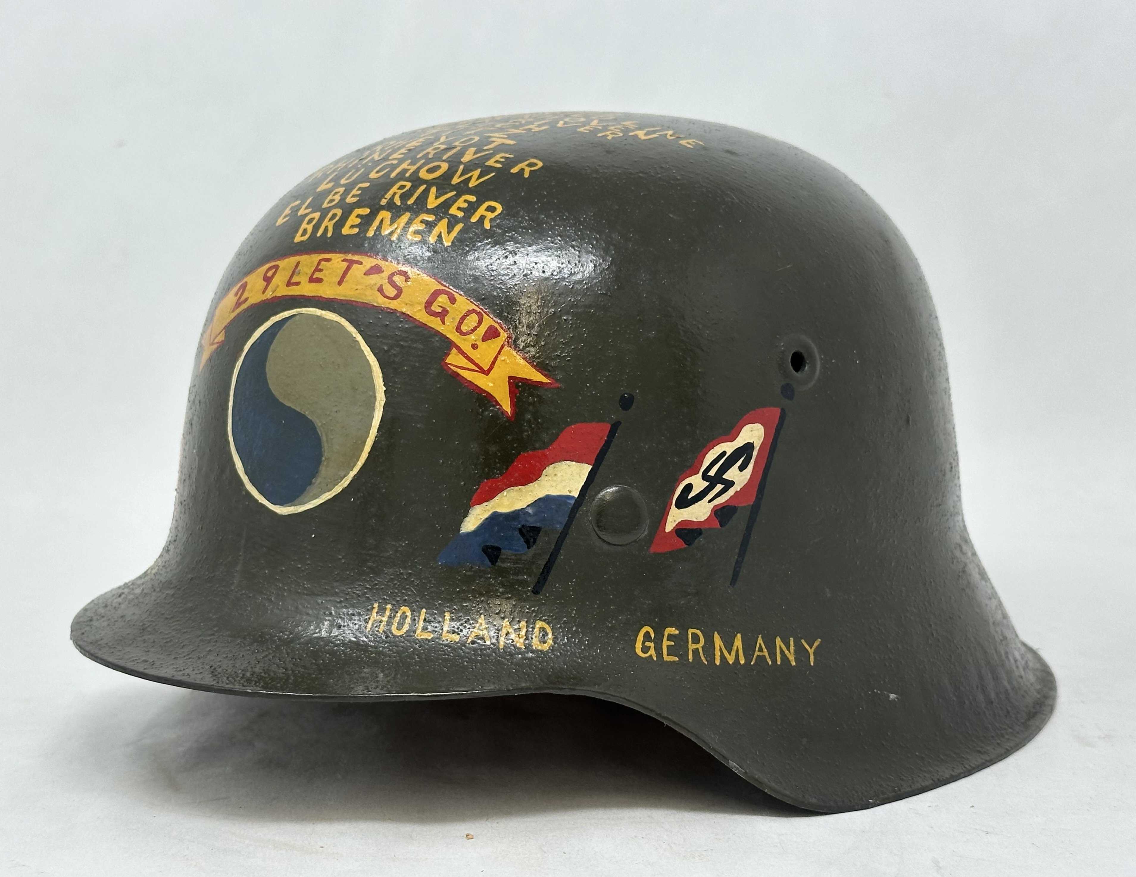 M42 29th Division Vet Art Helmet — image 4