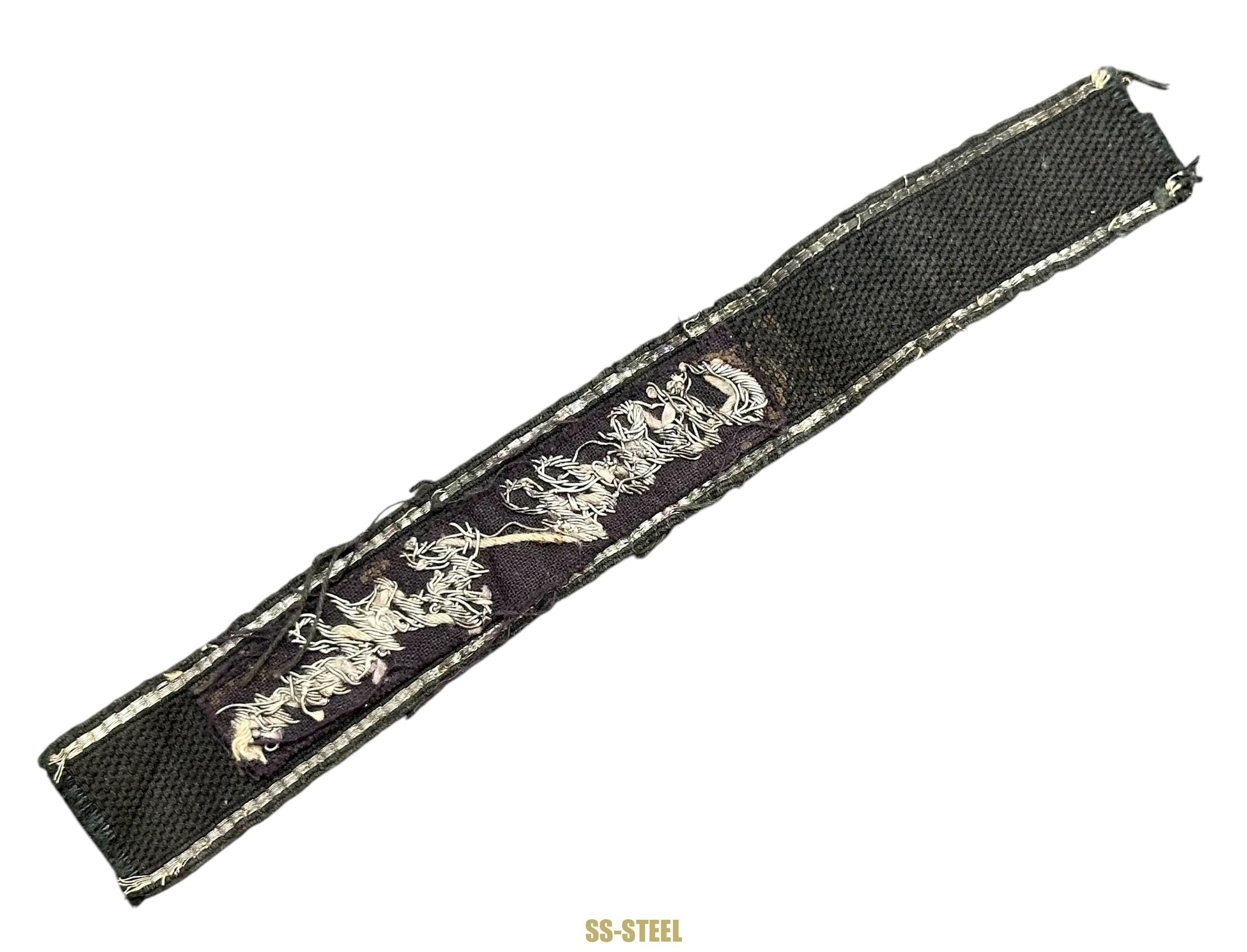 SS LAH Officer Cuff Title-Uniform Removed — image 2