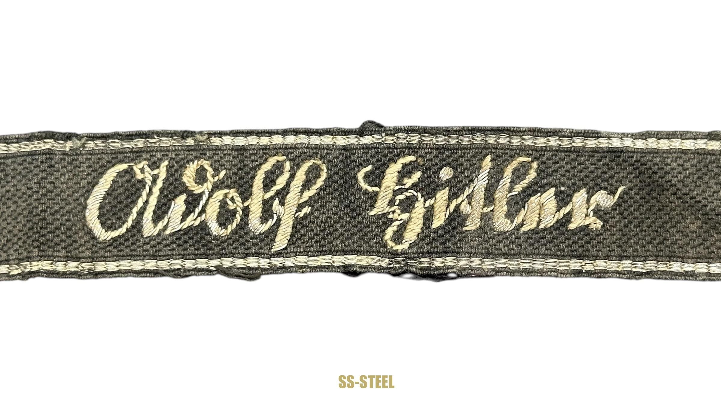 SS LAH Officer Cuff Title-Uniform Removed — image 5