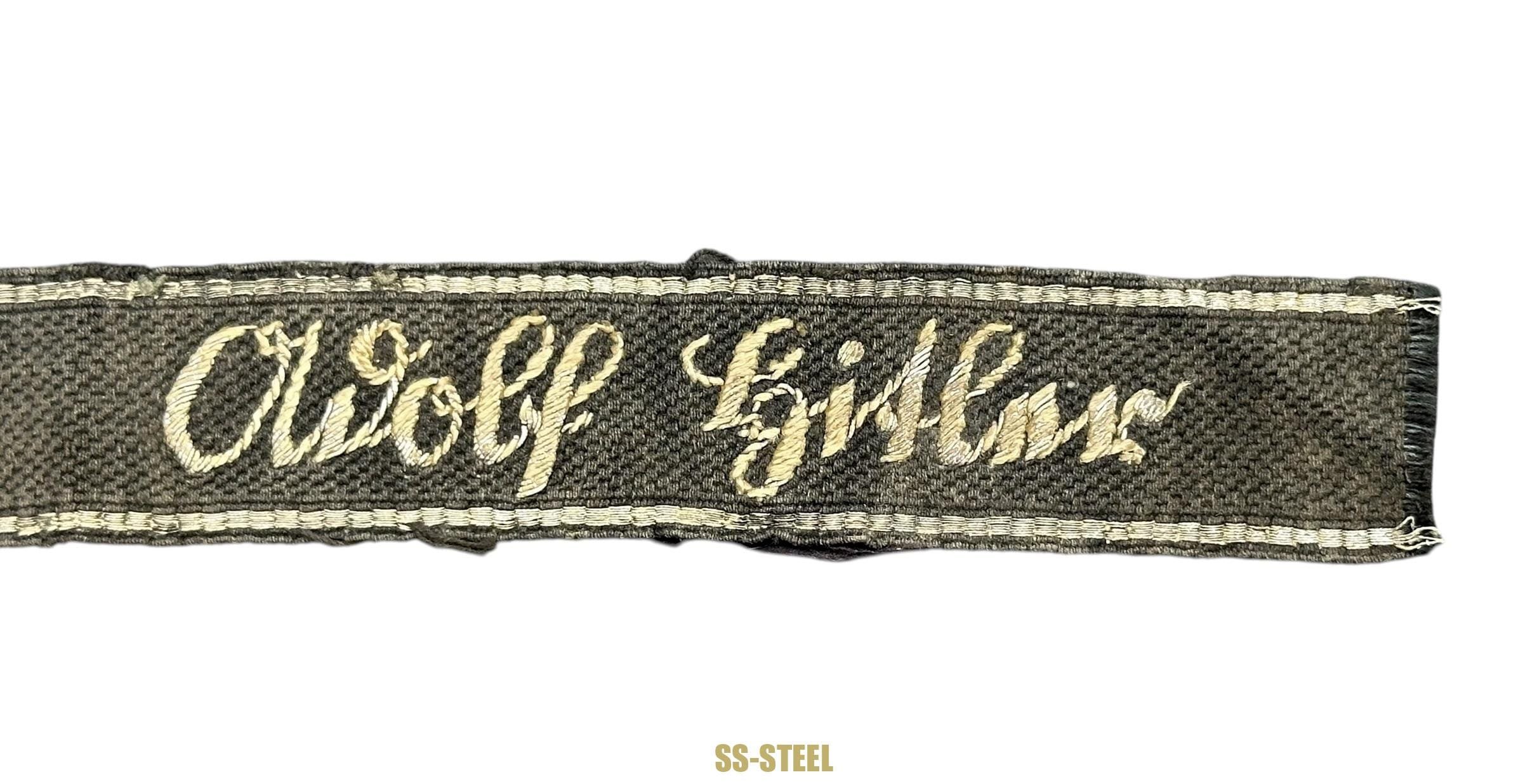 SS LAH Officer Cuff Title-Uniform Removed — image 9