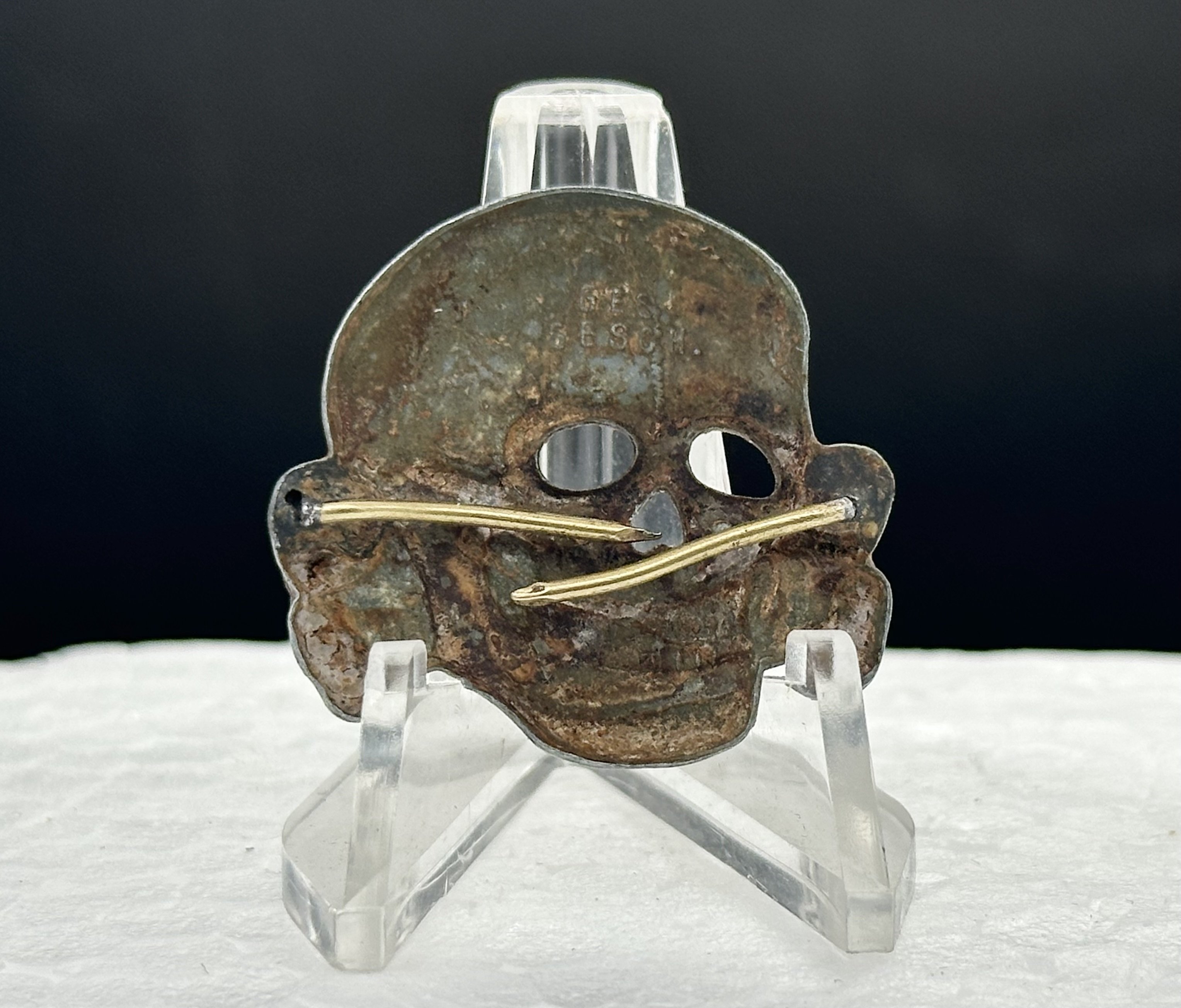 SS Visor Cap Skull by Assmann 'GES. GESCH' — image 3
