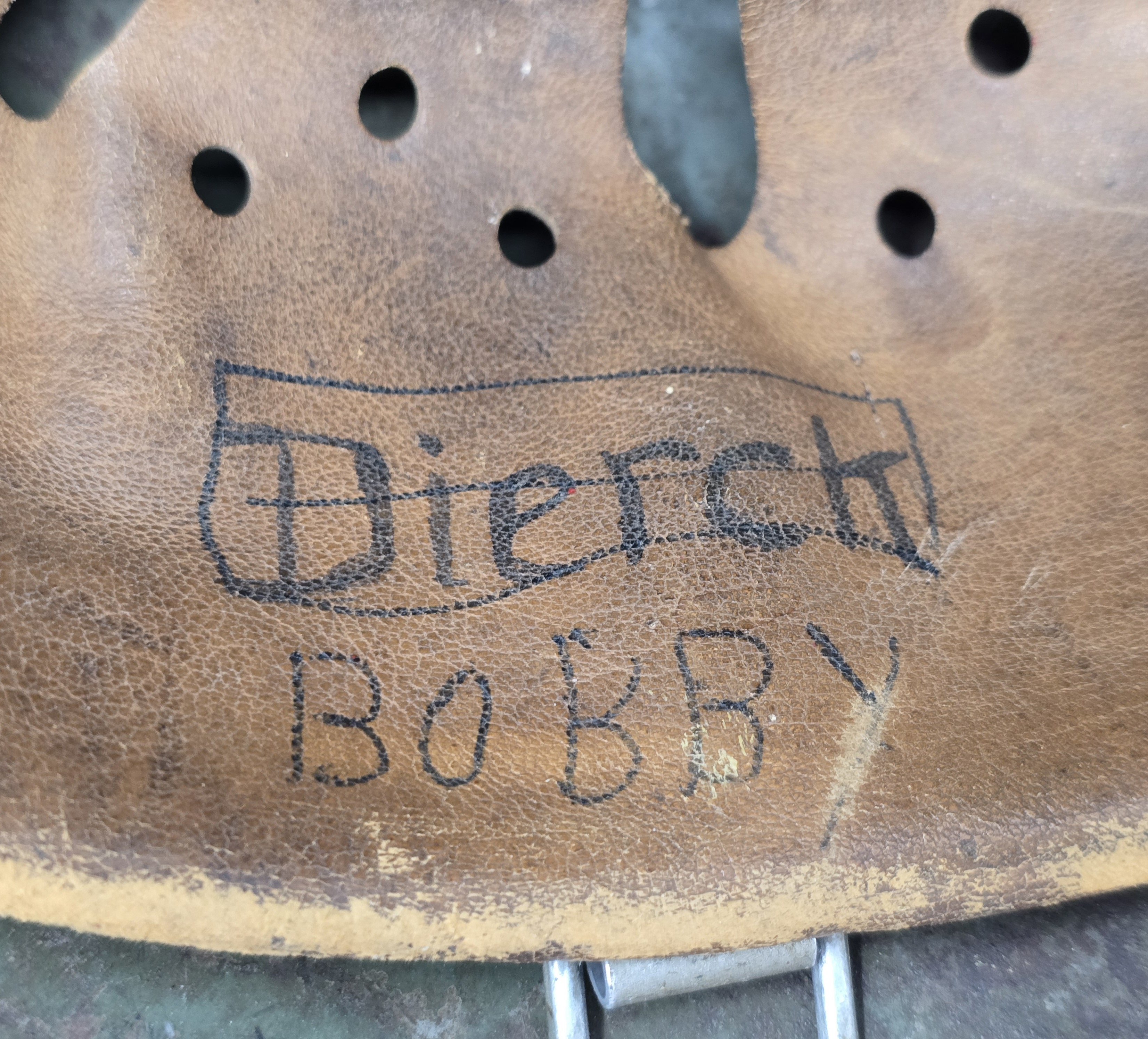 Heavy Combat Used Waffen-SS M35 Double Decal — image 12