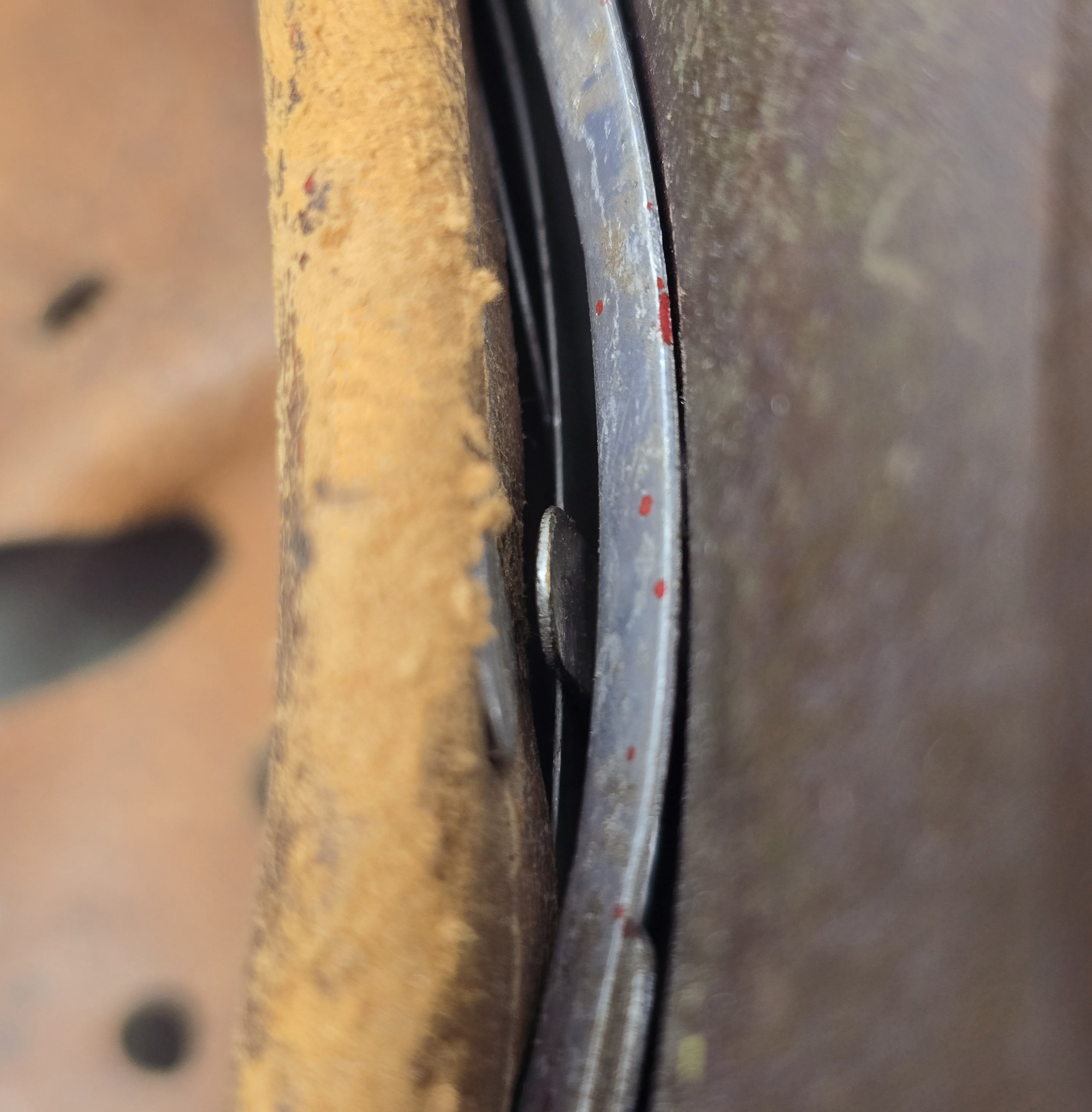 Heavy Combat Used Waffen-SS M35 Double Decal — image 2