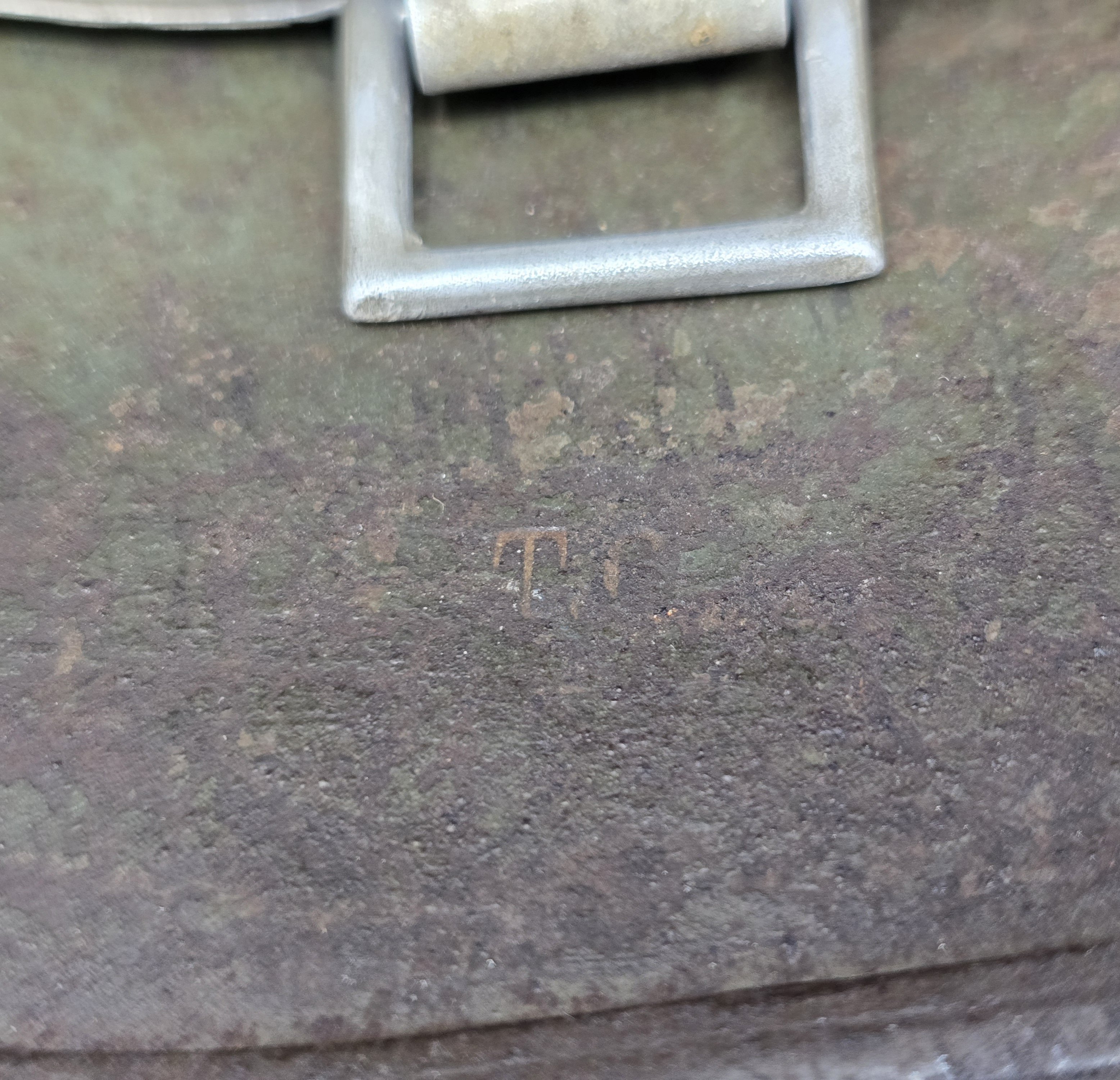 Heavy Combat Used Waffen-SS M35 Double Decal — image 21