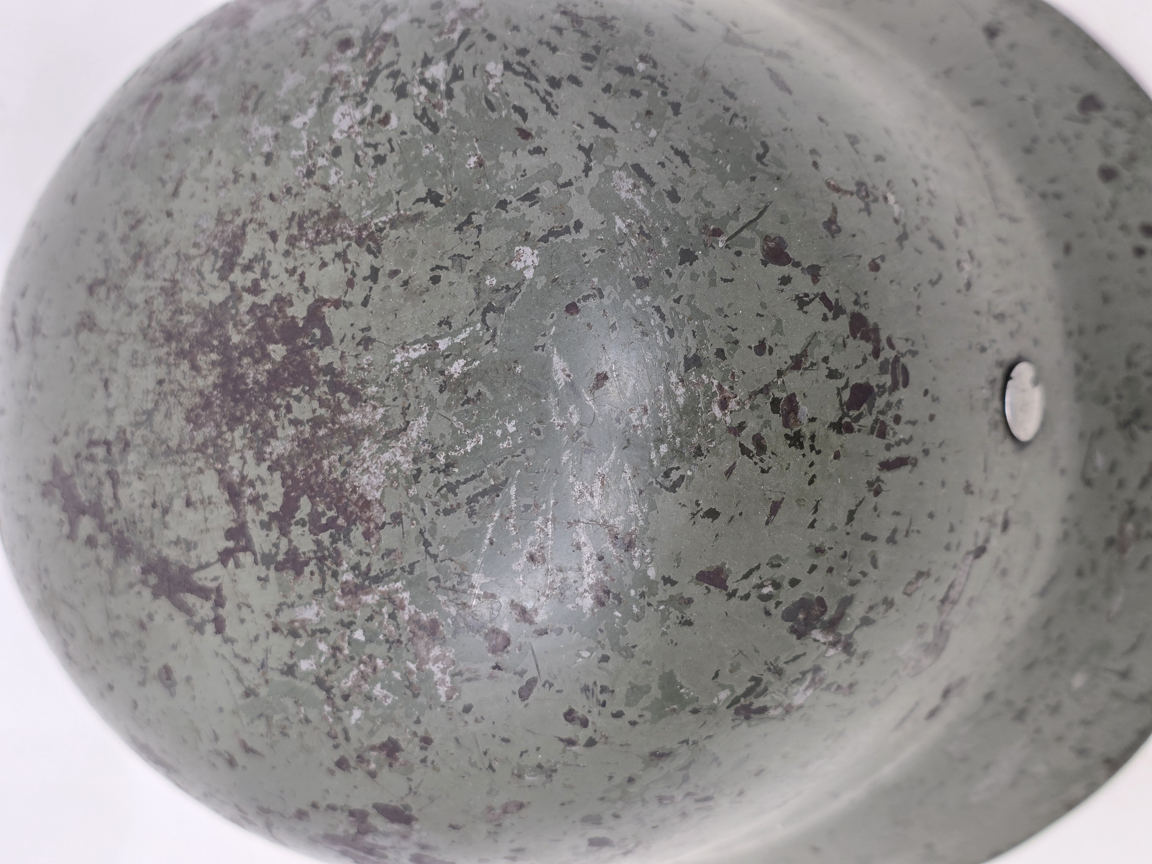 Heavy Combat Used Waffen-SS M35 Double Decal — image 3