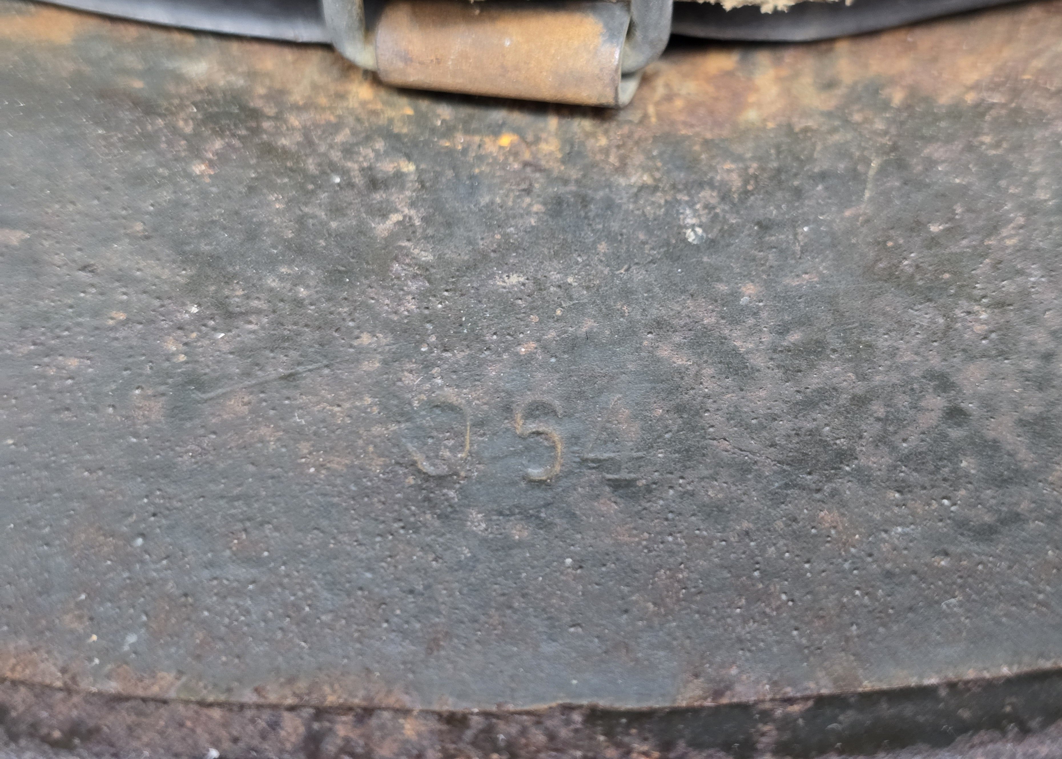 Combat Waffen-SS M40 Helmet, Q64 — image 7