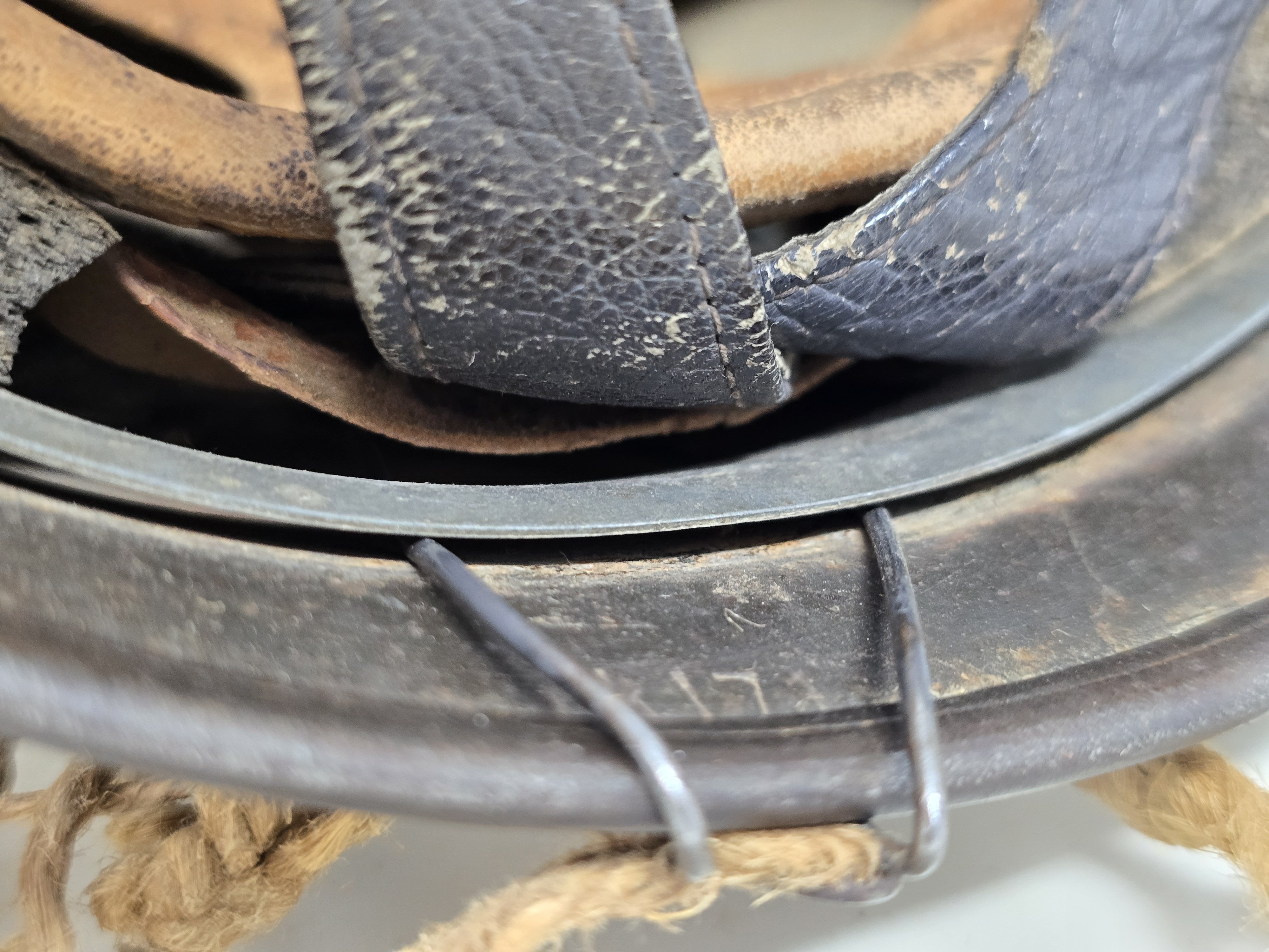 Striking Luftwaffe Fallschirmjäger Helmet, Netted! — image 14