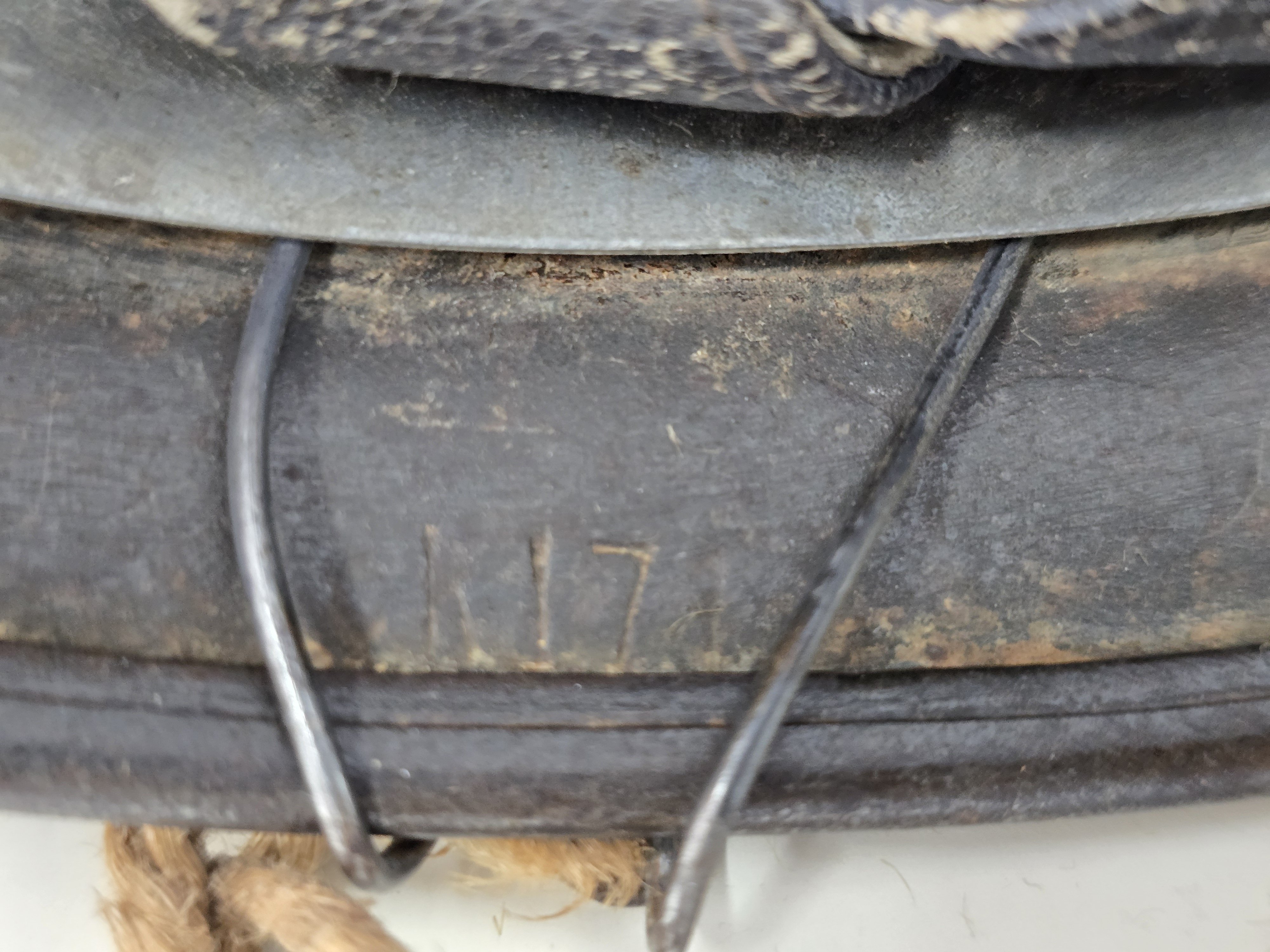 Striking Luftwaffe Fallschirmjäger Helmet, Netted! — image 16