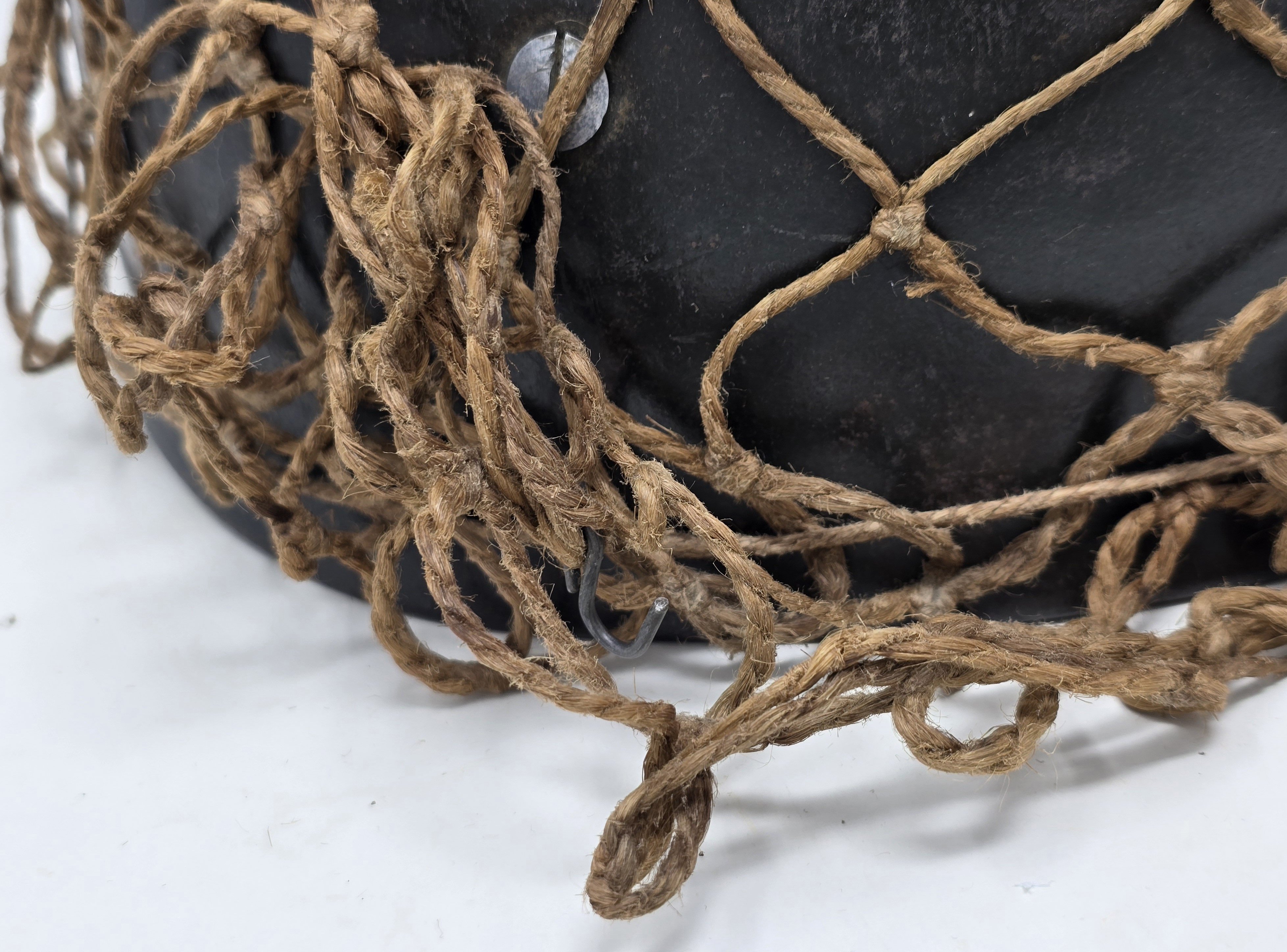 Striking Luftwaffe Fallschirmjäger Helmet, Netted! — image 6