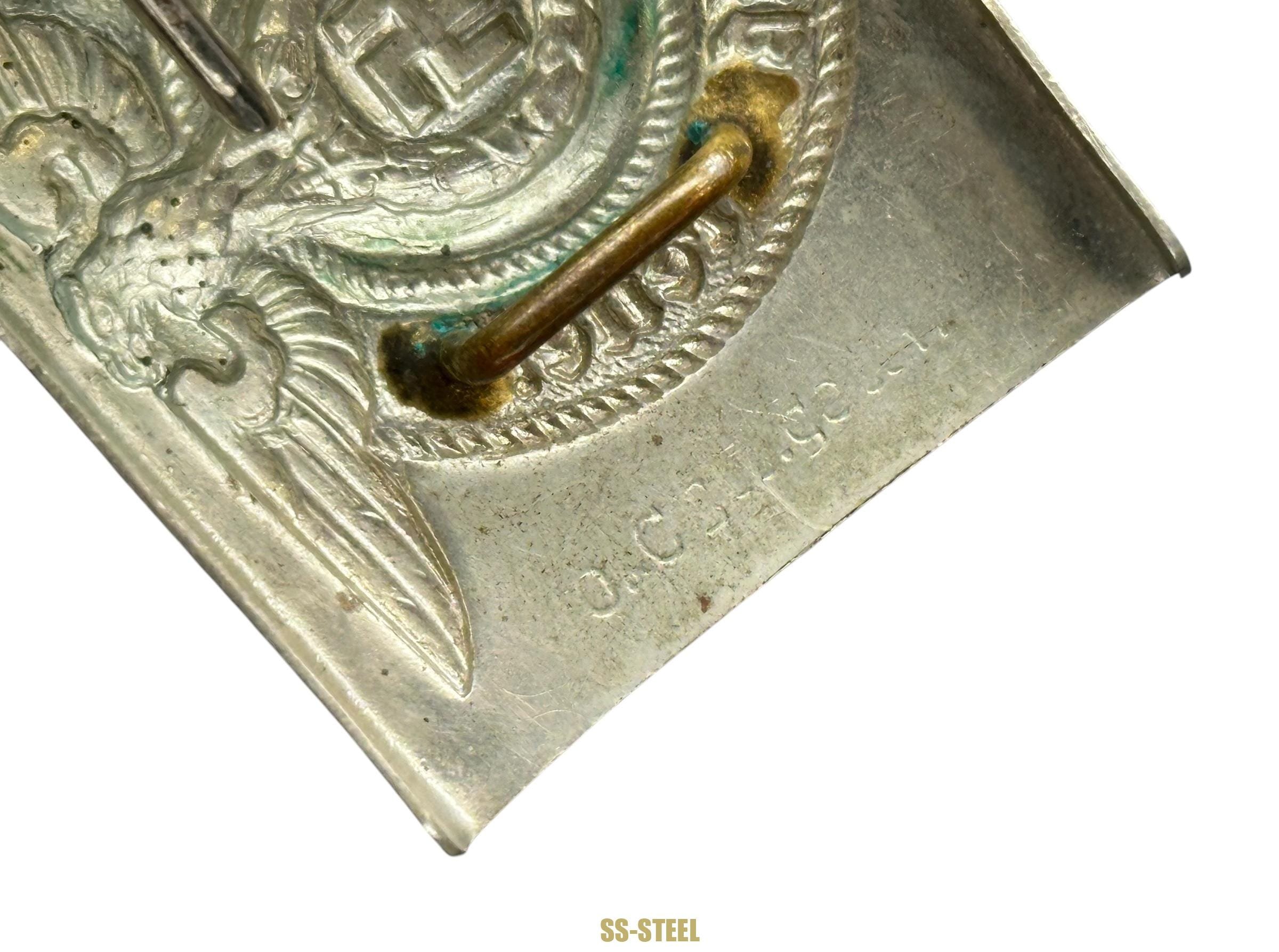 SS Belt Buckle Overhoff & Cie, Early — image 4