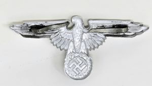 SS Officer's Aluminum Cap Eagle, Assmann