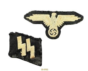 Tunic Removed SS Tab & Cutoff Eagle -Possible KIA