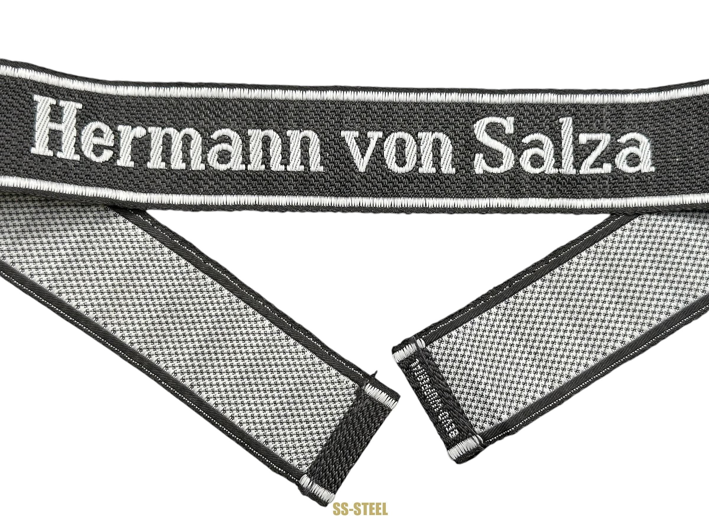 SS Pz Rgt 'Hermann Von Salza' Cuff Title — image 2