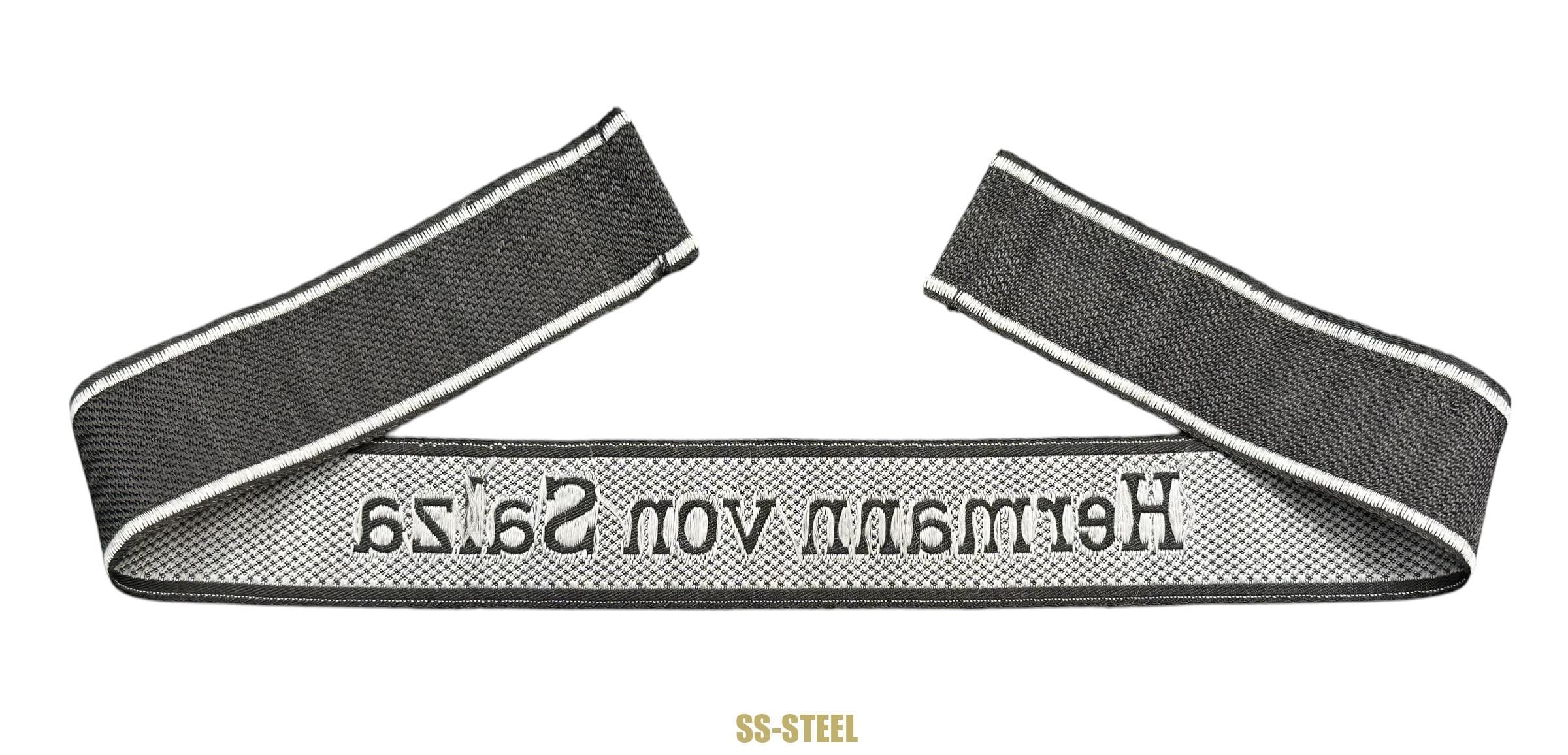 SS Pz Rgt 'Hermann Von Salza' Cuff Title — image 5