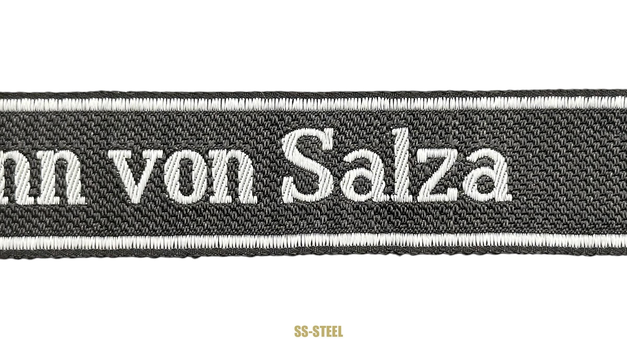 SS Pz Rgt 'Hermann Von Salza' Cuff Title — image 9