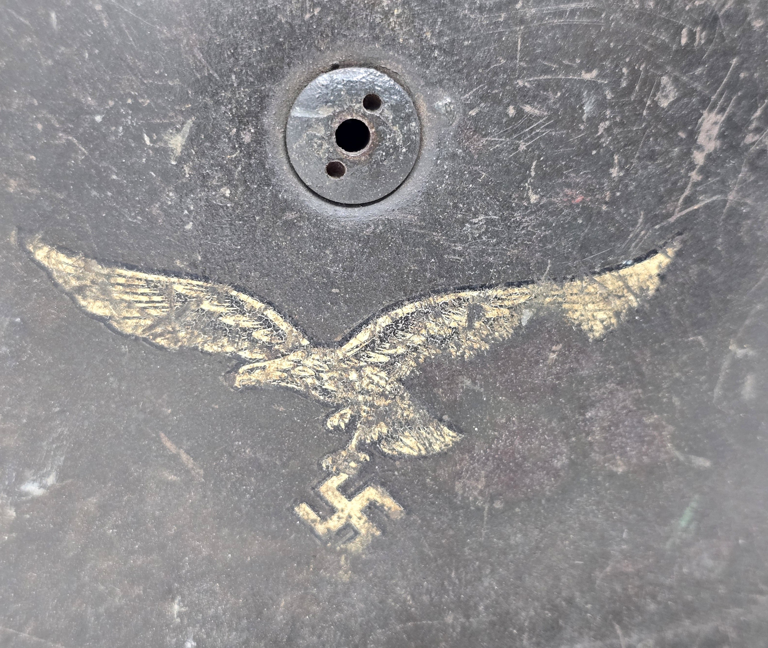 Untouched FJ Early Spanner Single Decal Paratrooper Helmet — image 12