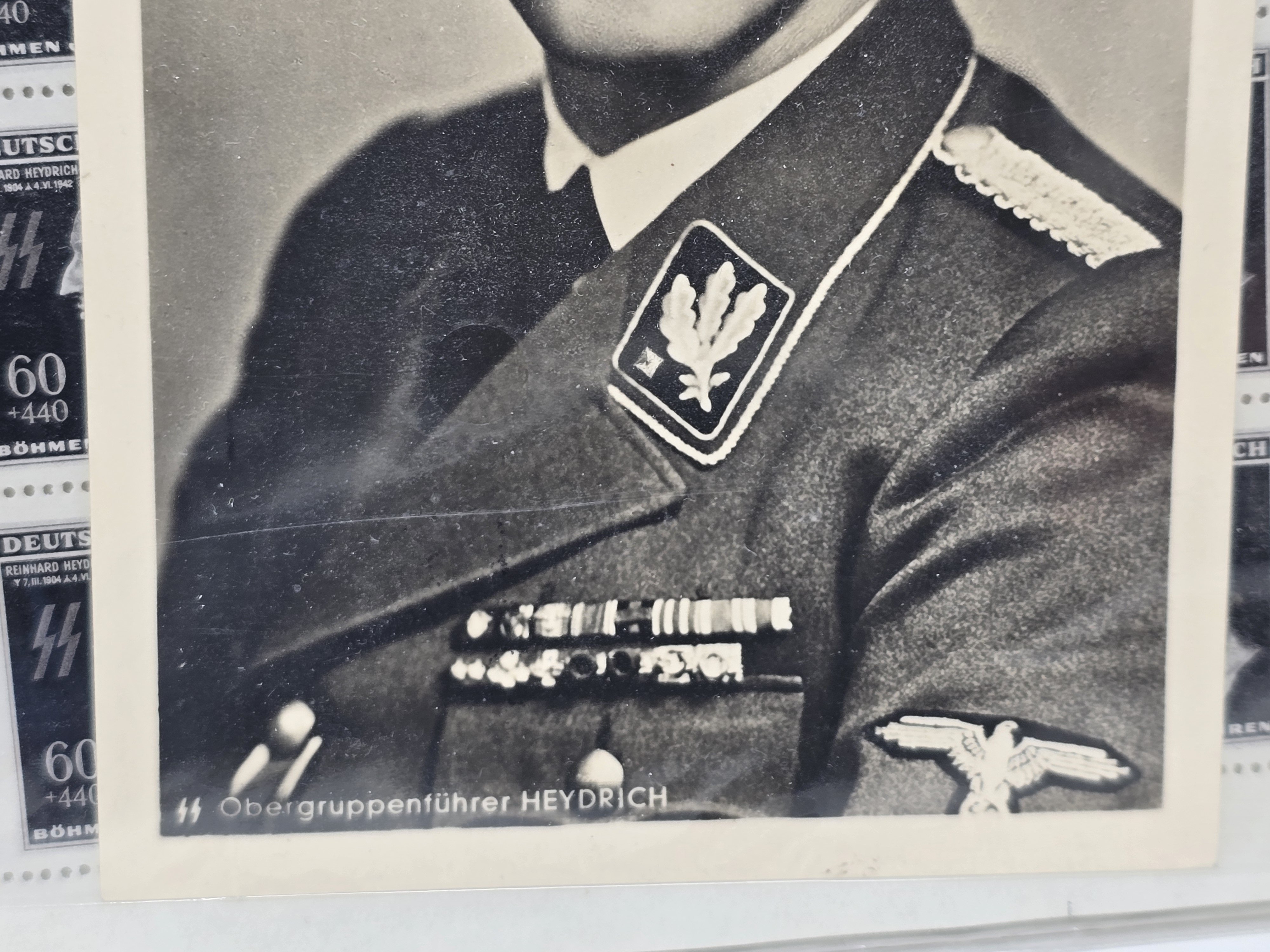 Sheet of Reinhard Heydrich Postage Stamps — image 2