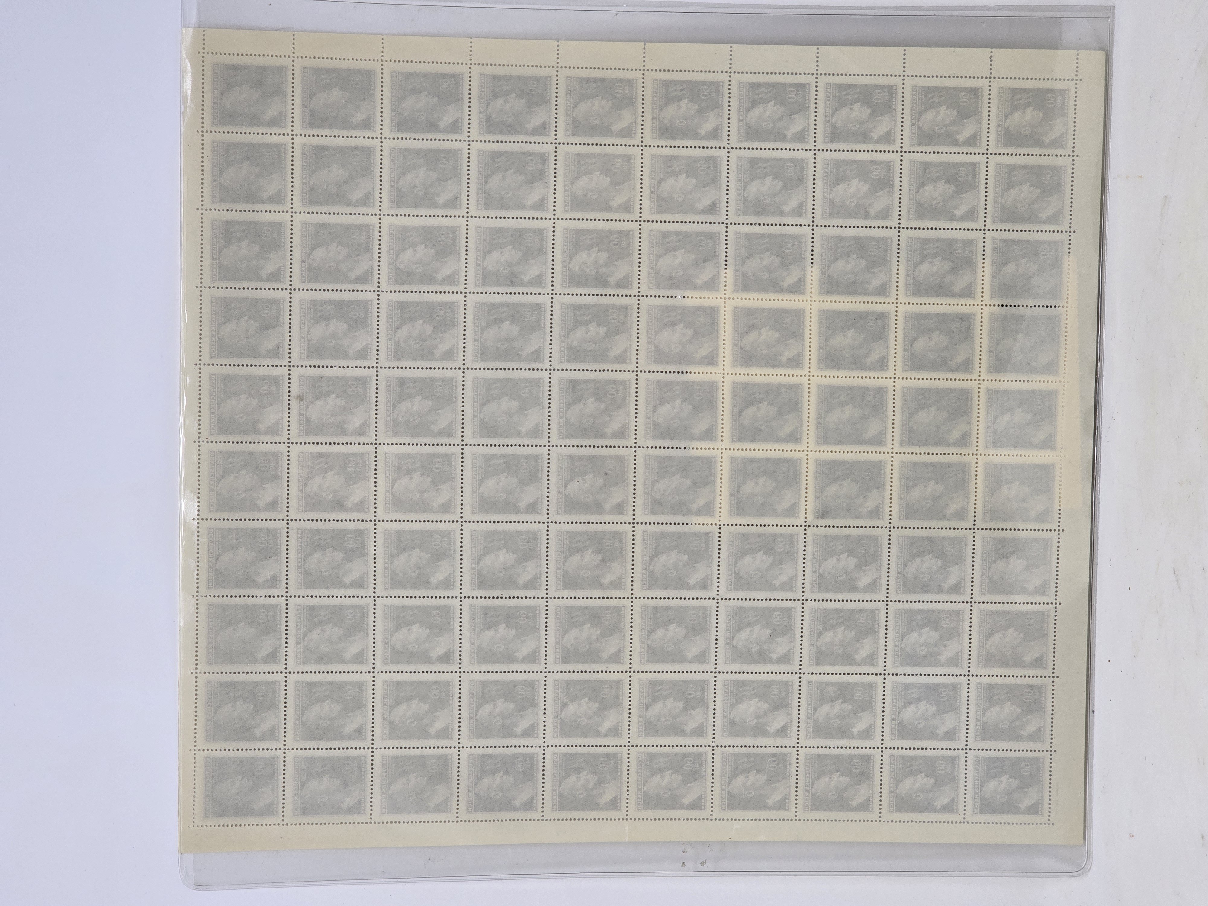 Sheet of Reinhard Heydrich Postage Stamps — image 4