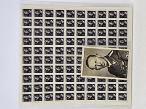 Sheet of Reinhard Heydrich Postage Stamps