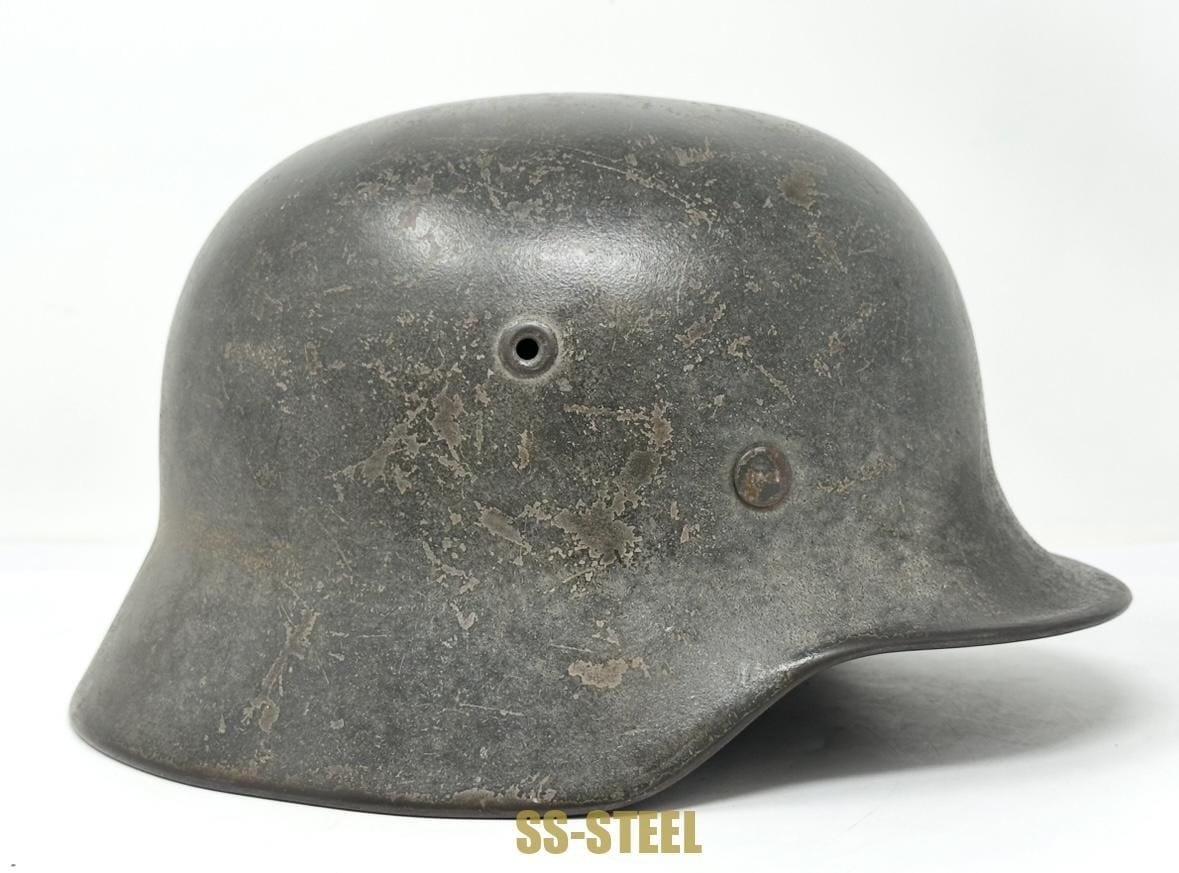 Heer M40 Single Decal Whitewash Camo Helmet — image 11