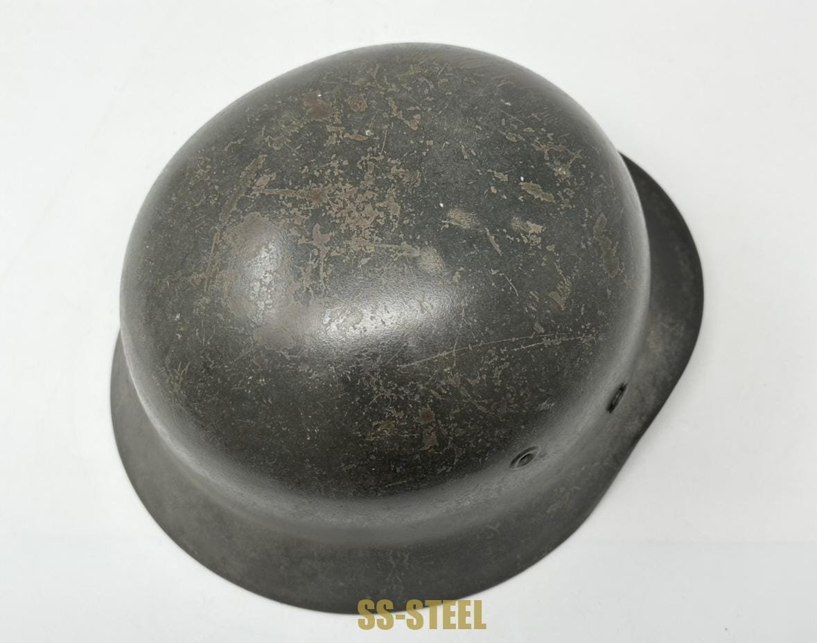 Heer M40 Single Decal Whitewash Camo Helmet — image 12