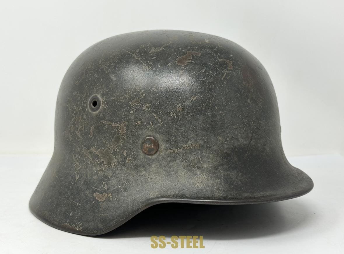 Heer M40 Single Decal Whitewash Camo Helmet — image 5