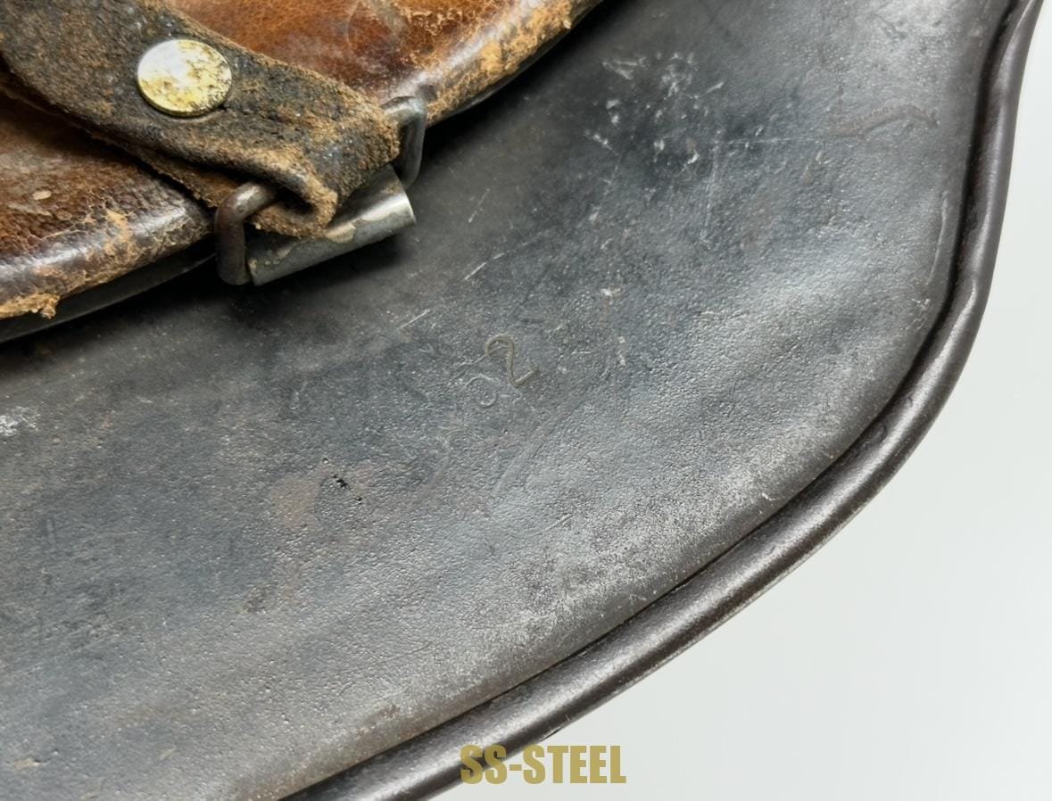 Heer M40 Single Decal Whitewash Camo Helmet — image 7