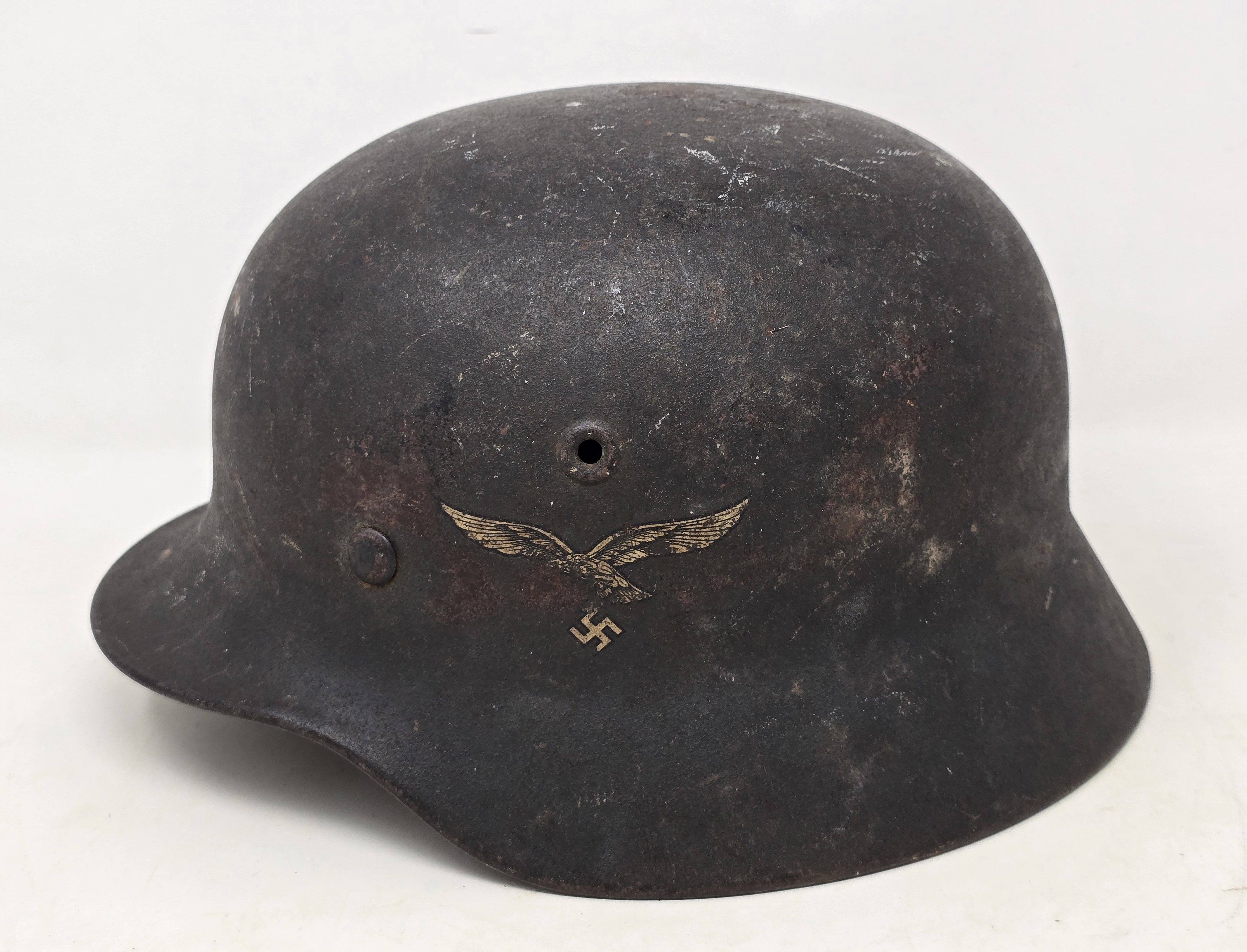 Service Used M40 Luftwaffe Helmet — image 7