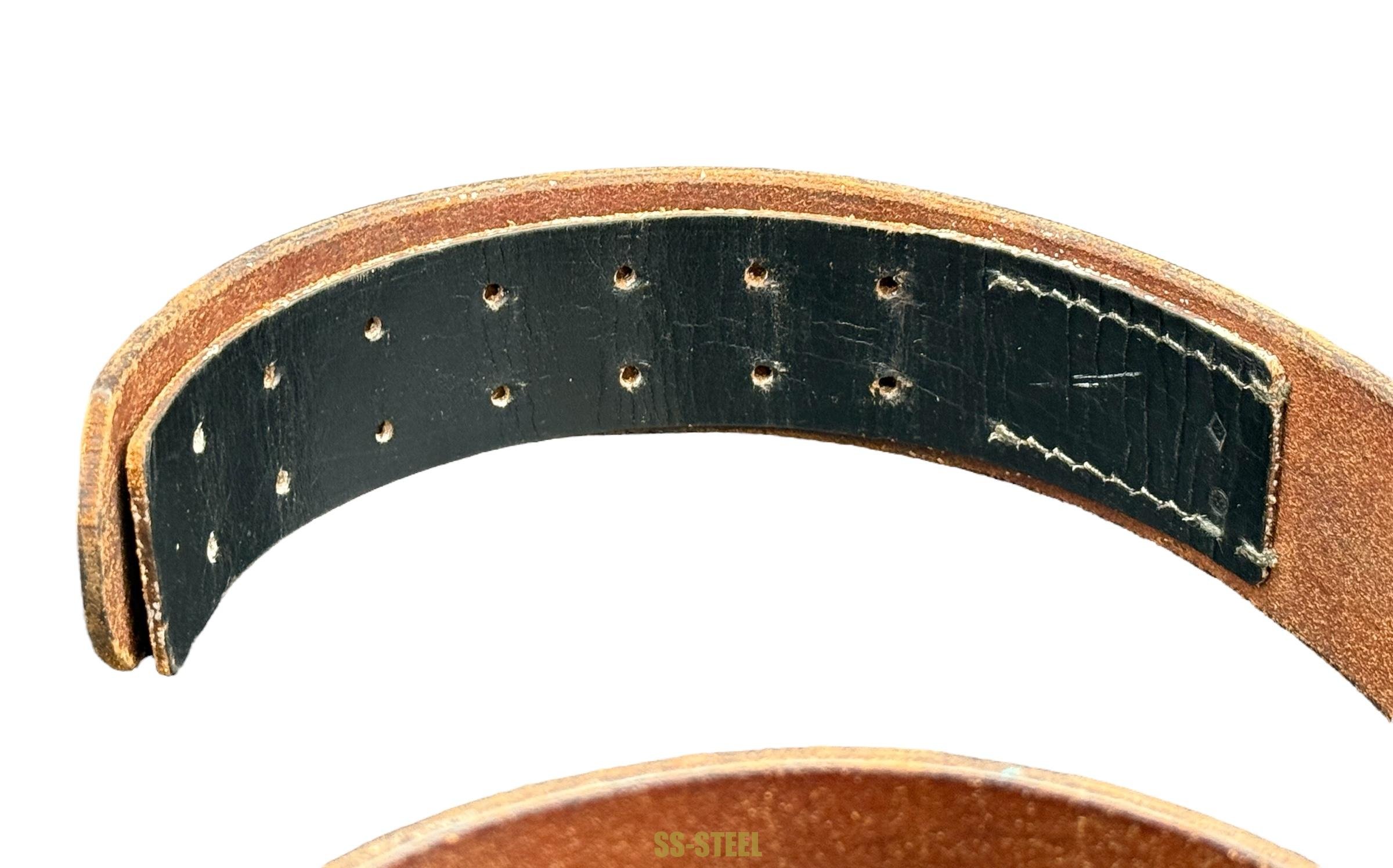 SS Early Nickel Belt Buckle & Belt -Overhoff & Cie — image 14