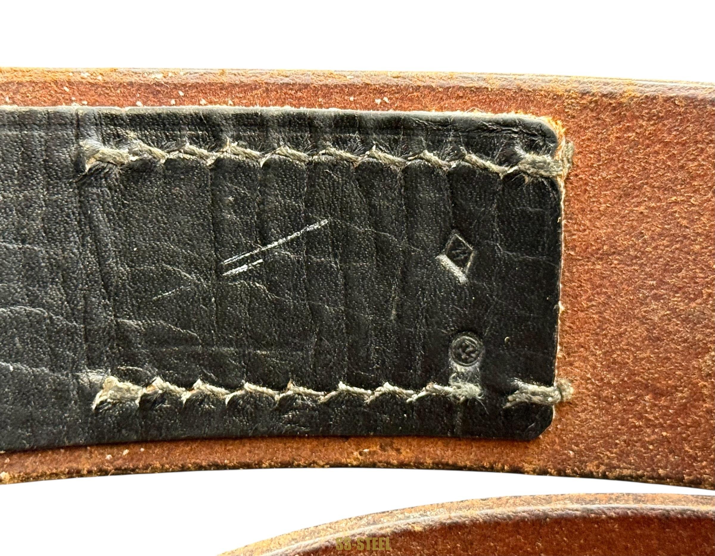 SS Early Nickel Belt Buckle & Belt -Overhoff & Cie — image 15