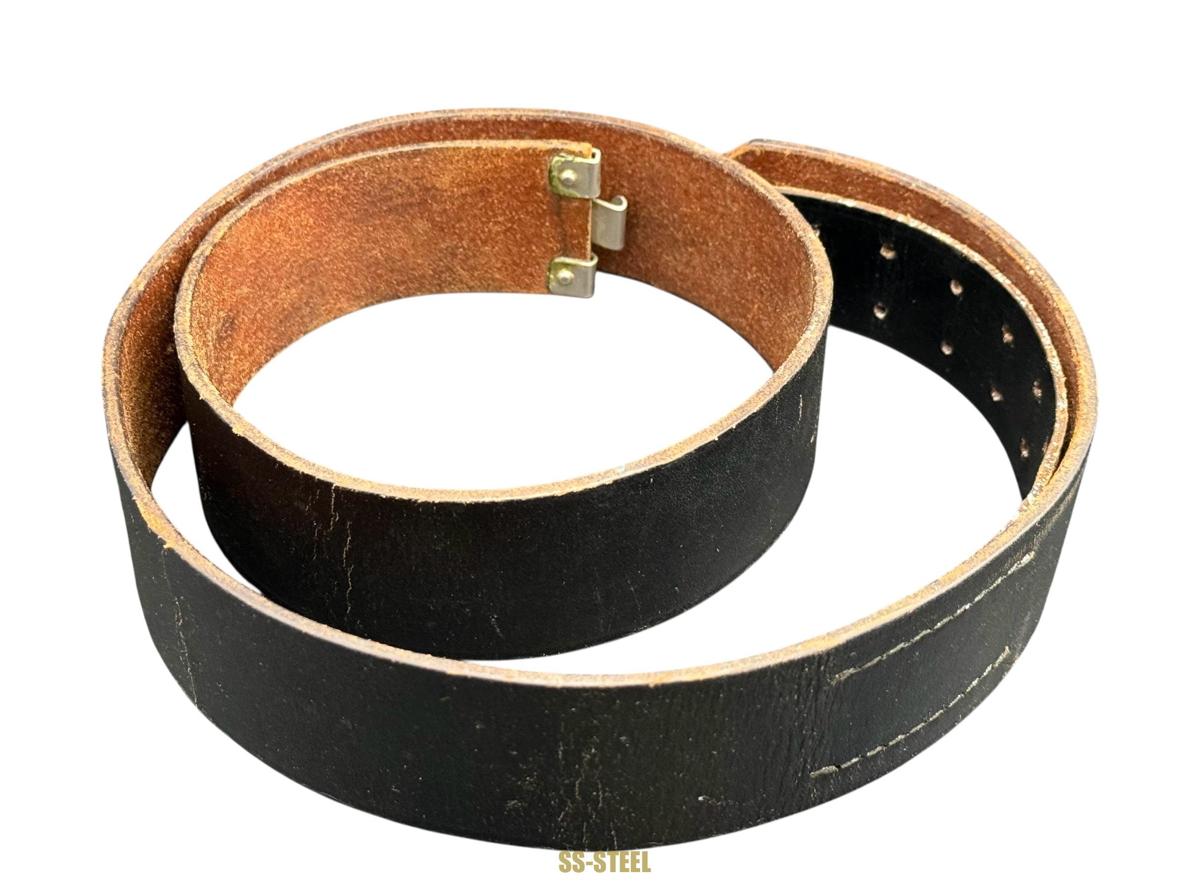 SS Early Nickel Belt Buckle & Belt -Overhoff & Cie — image 19