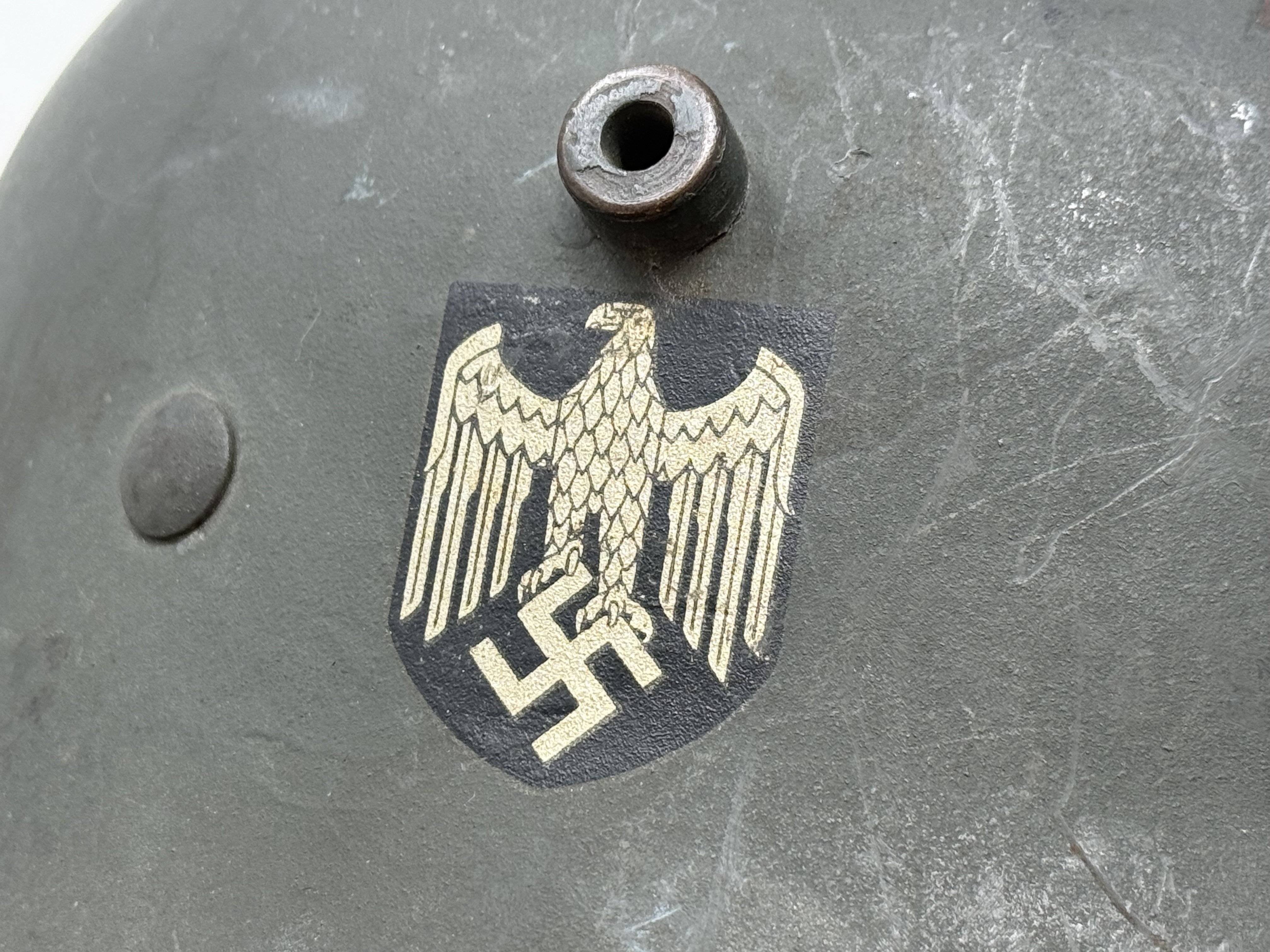 Transitional M18 Heer Single Decal Heer Helmet — image 14