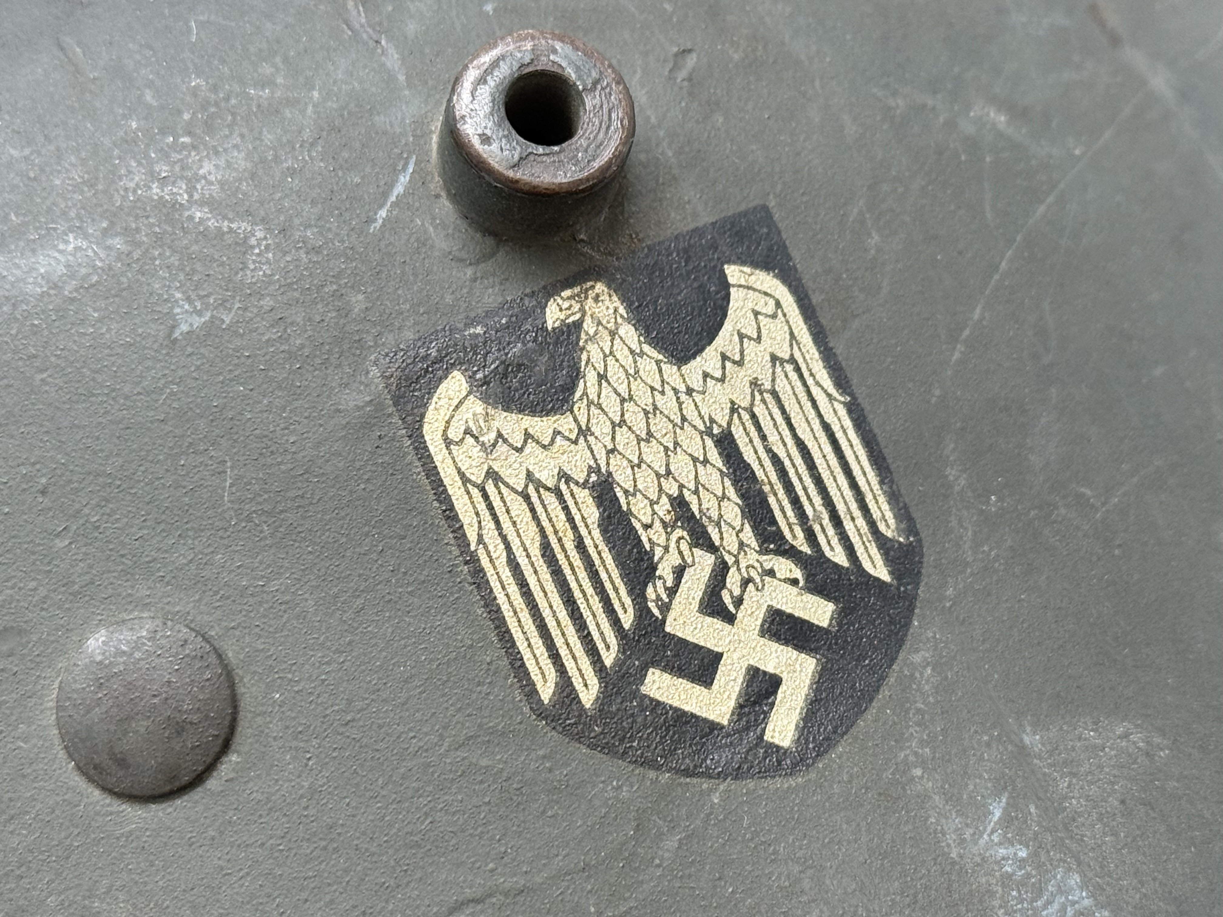 Transitional M18 Heer Single Decal Heer Helmet — image 15