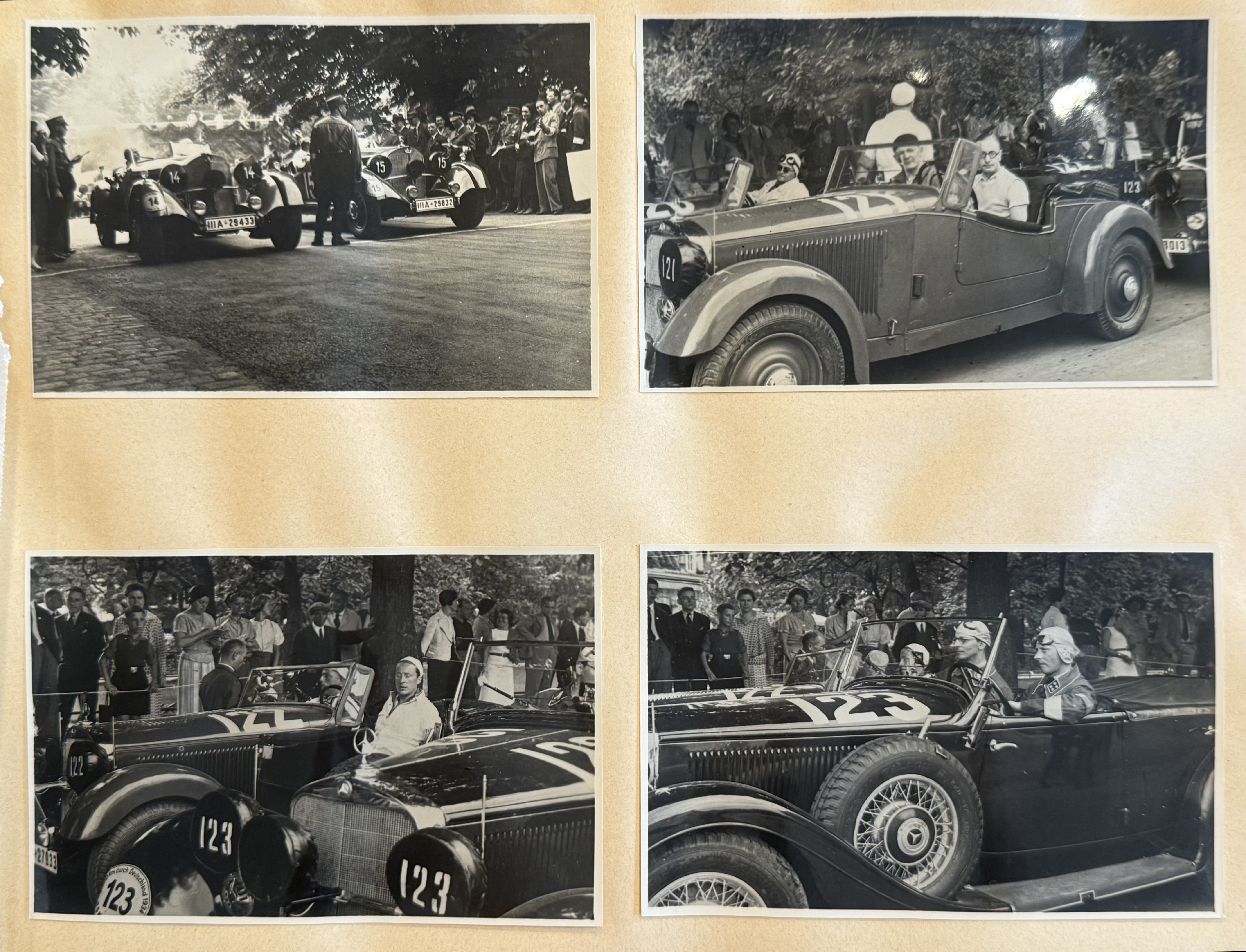 WWII SA MERCEDES BENZ RACE Team Photo album poster NSDAP — image 18
