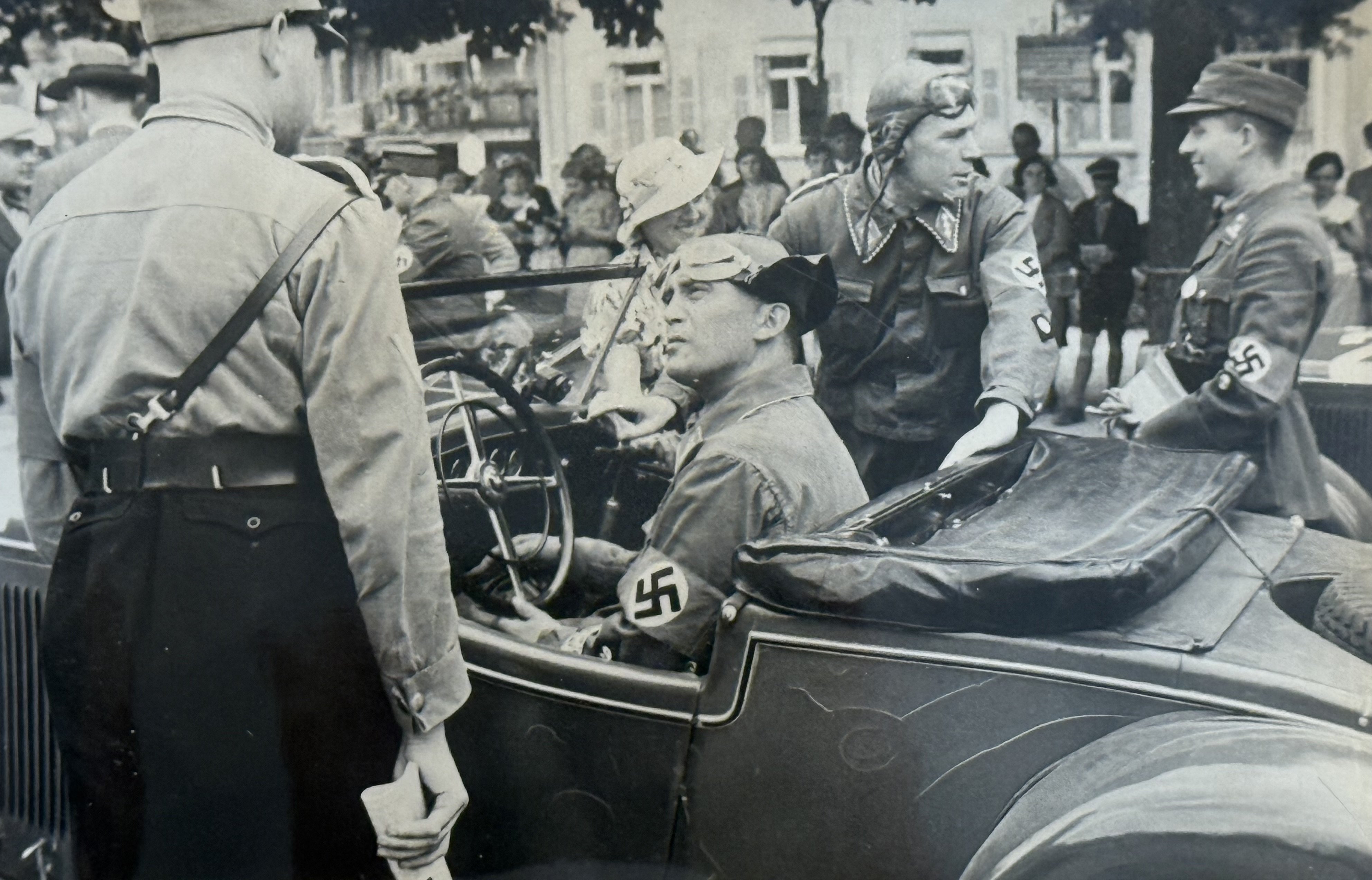 WWII SA MERCEDES BENZ RACE Team Photo album poster NSDAP — image 24