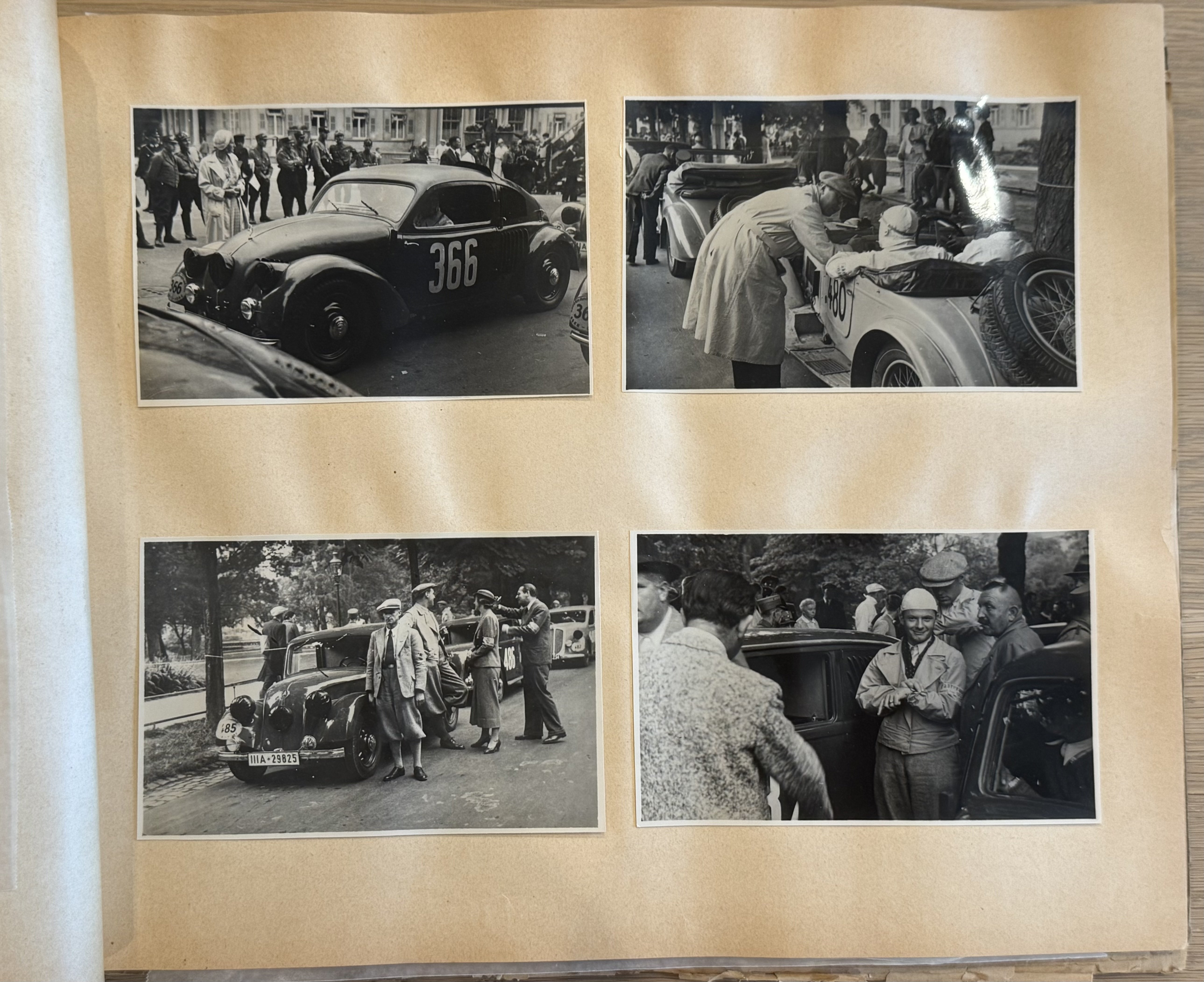 WWII SA MERCEDES BENZ RACE Team Photo album poster NSDAP — image 26