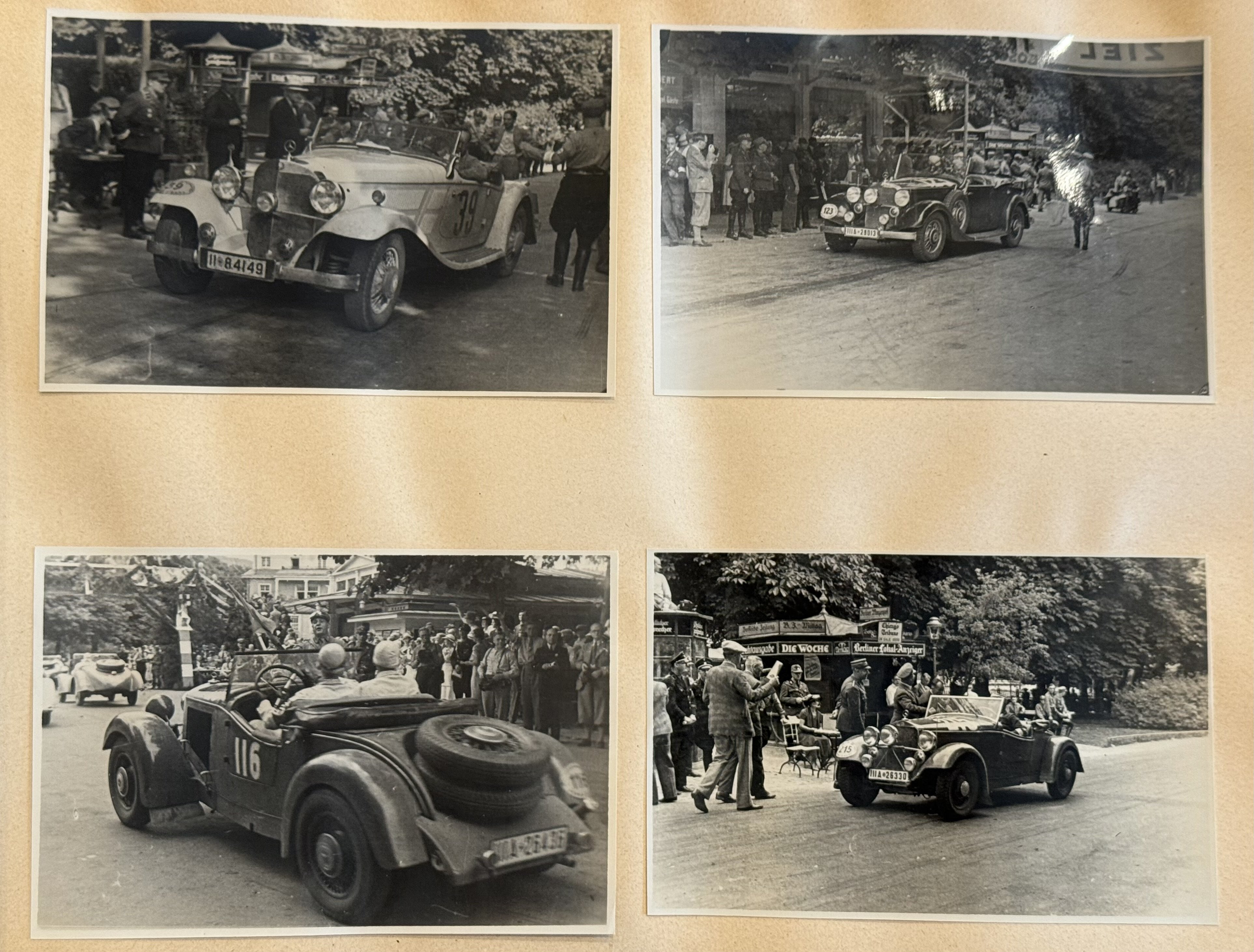 WWII SA MERCEDES BENZ RACE Team Photo album poster NSDAP — image 28