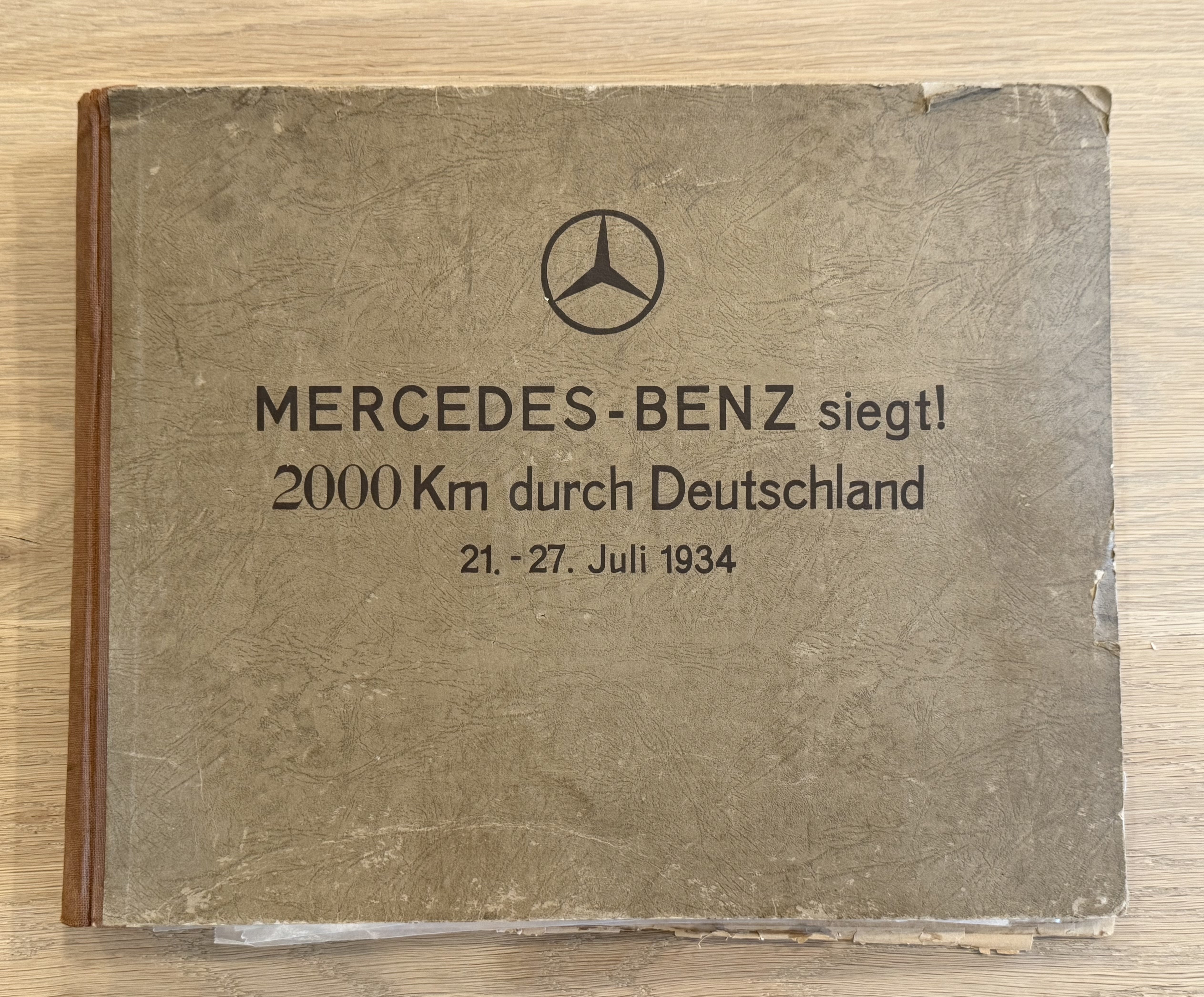 WWII SA MERCEDES BENZ RACE Team Photo album poster NSDAP — image 3
