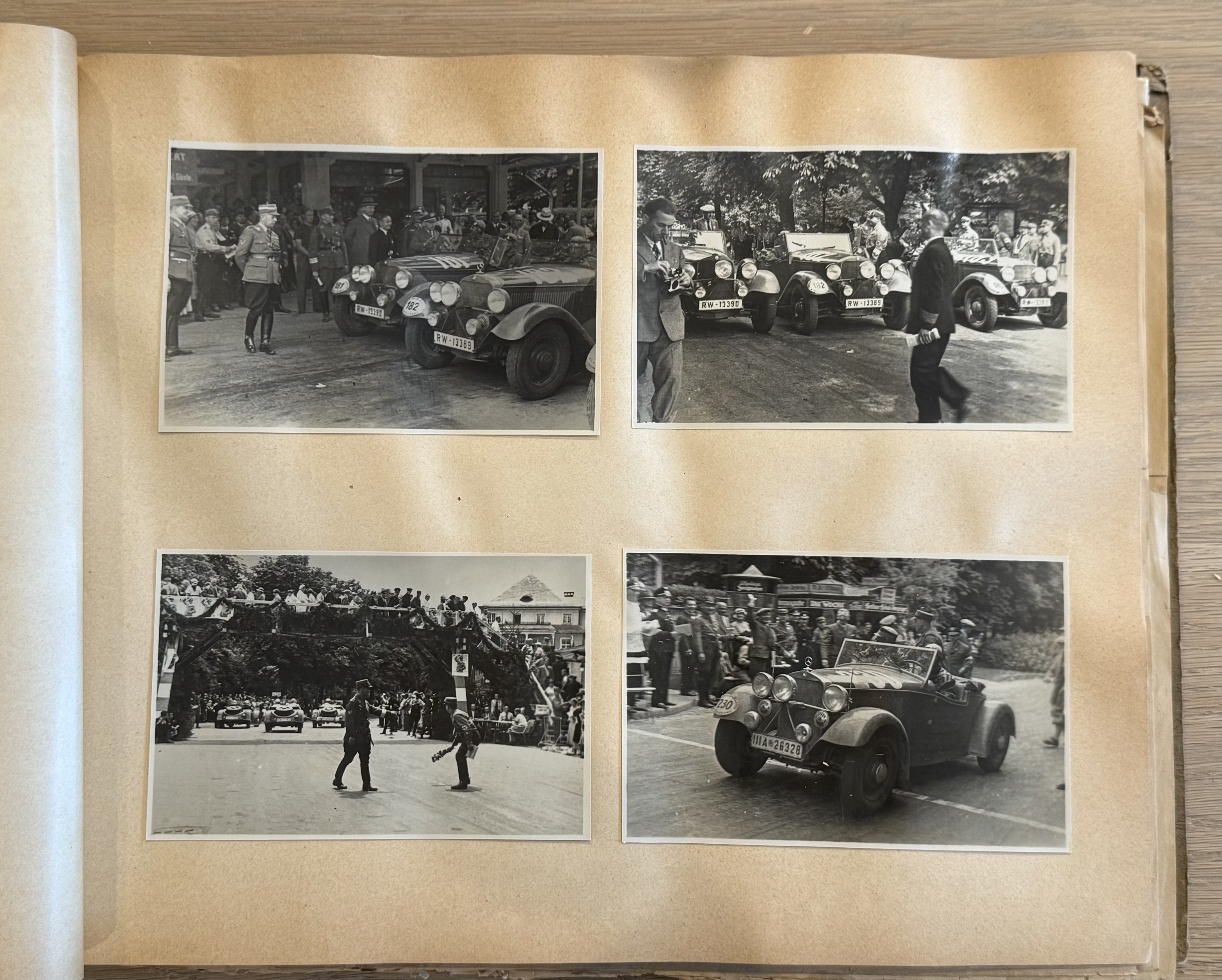 WWII SA MERCEDES BENZ RACE Team Photo album poster NSDAP — image 31