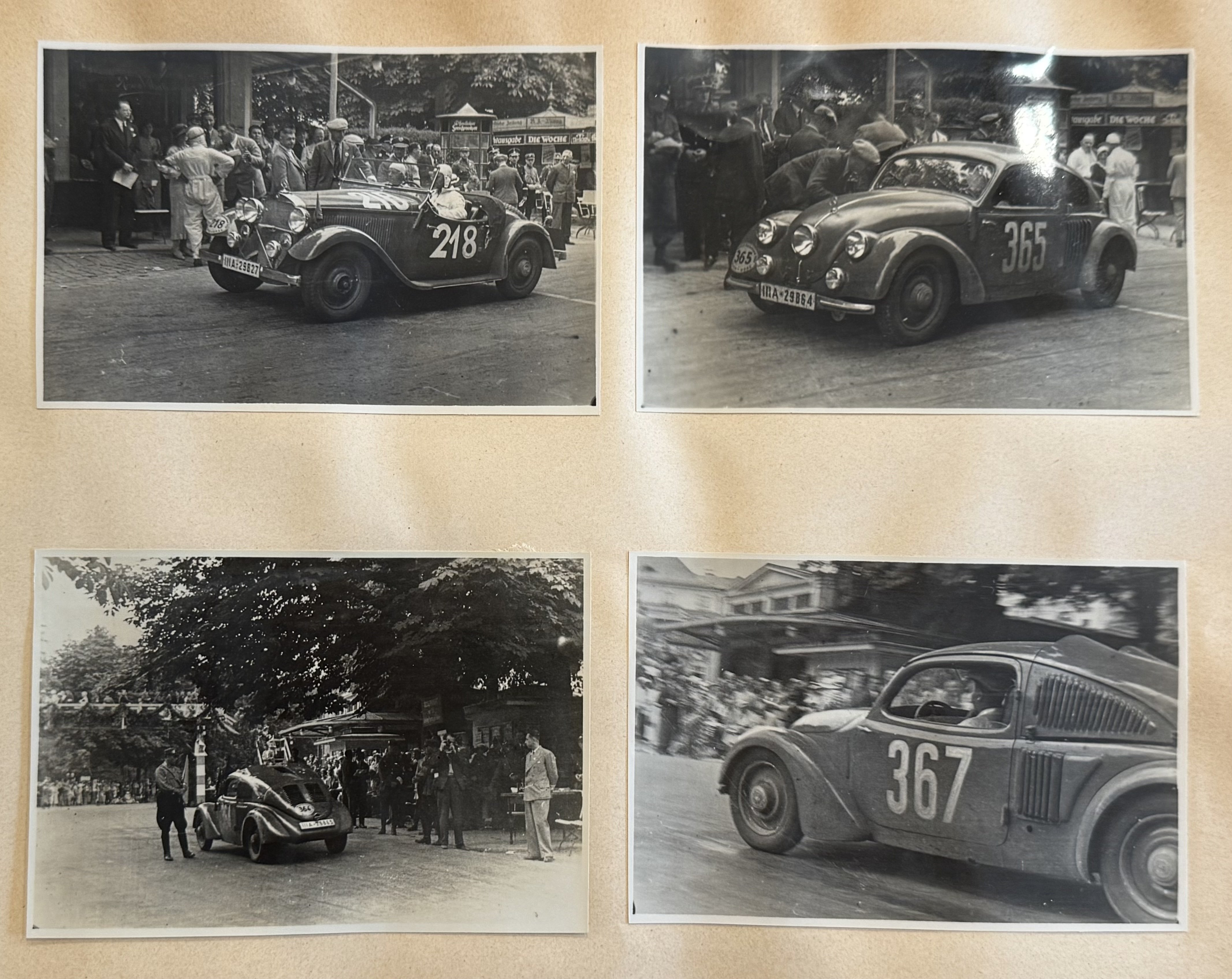 WWII SA MERCEDES BENZ RACE Team Photo album poster NSDAP — image 35