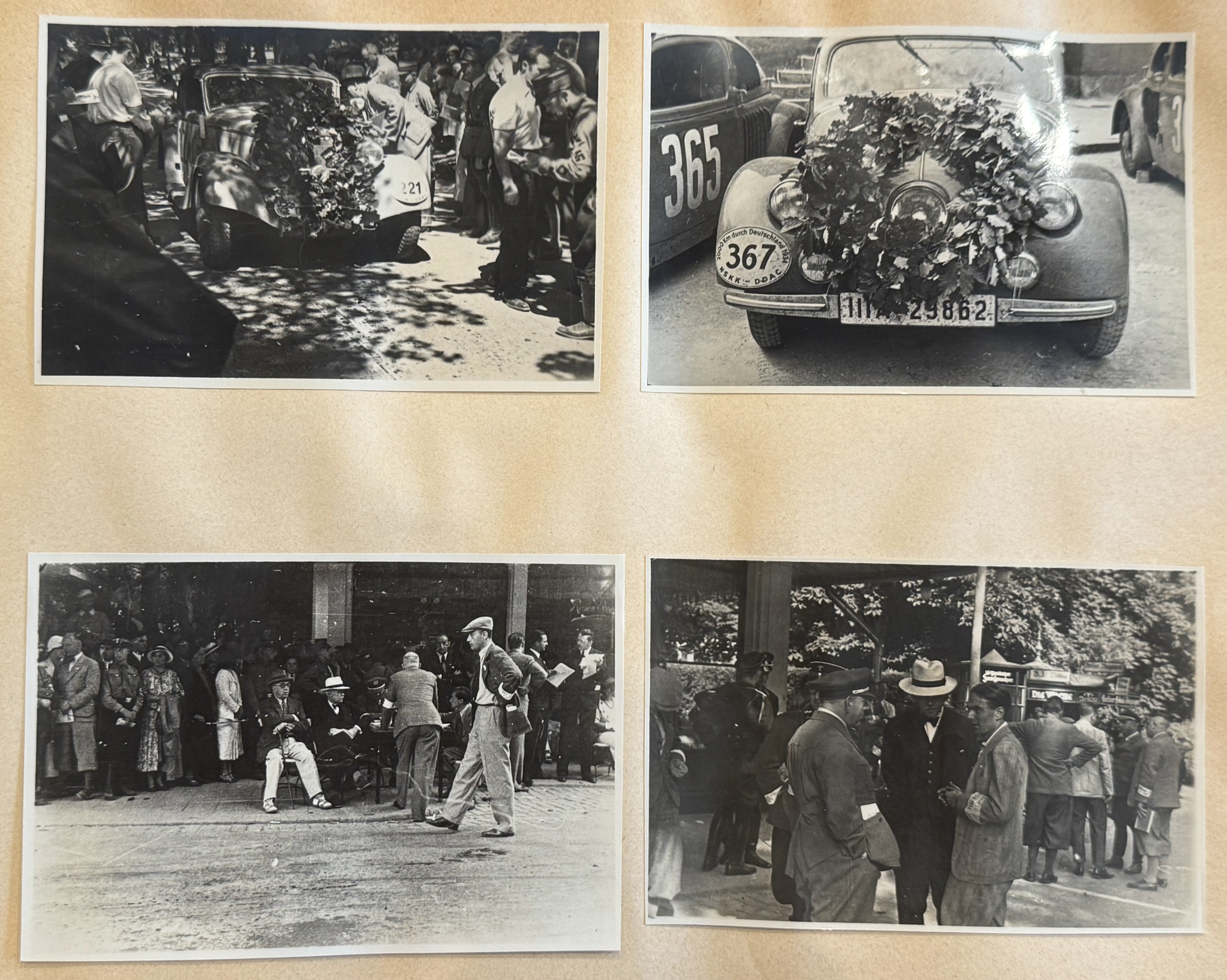 WWII SA MERCEDES BENZ RACE Team Photo album poster NSDAP — image 36