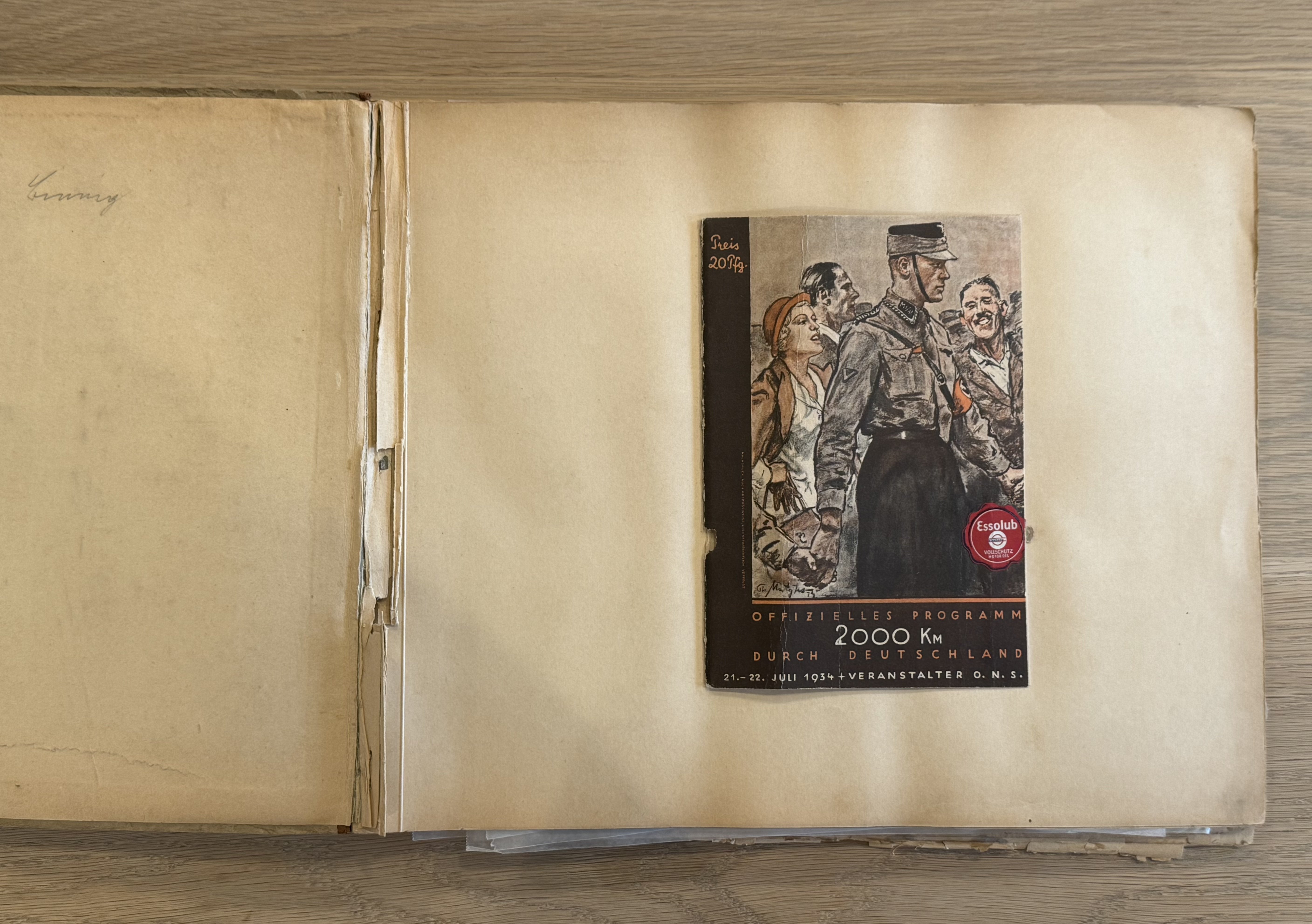 WWII SA MERCEDES BENZ RACE Team Photo album poster NSDAP — image 4