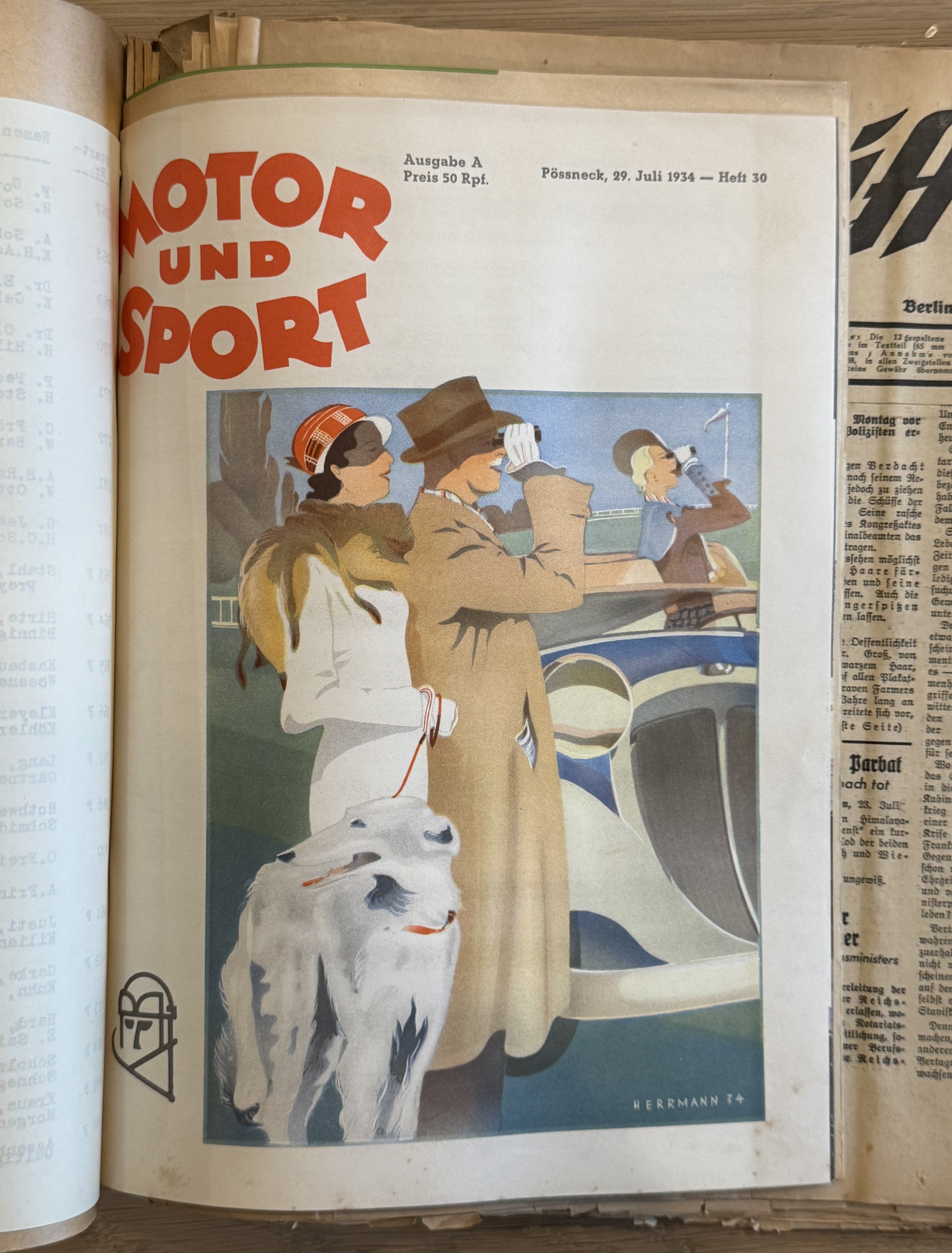 WWII SA MERCEDES BENZ RACE Team Photo album poster NSDAP — image 42