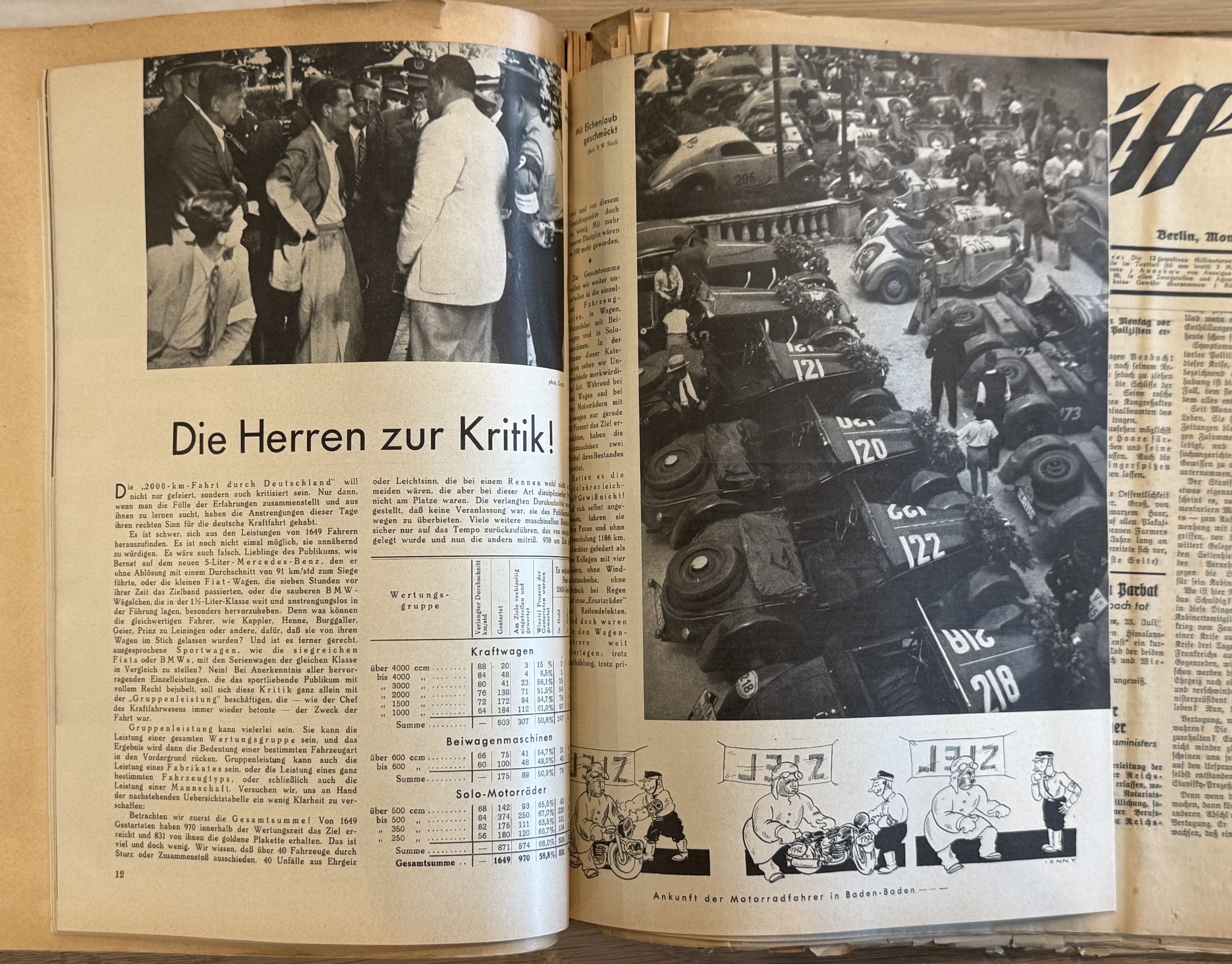 WWII SA MERCEDES BENZ RACE Team Photo album poster NSDAP — image 47